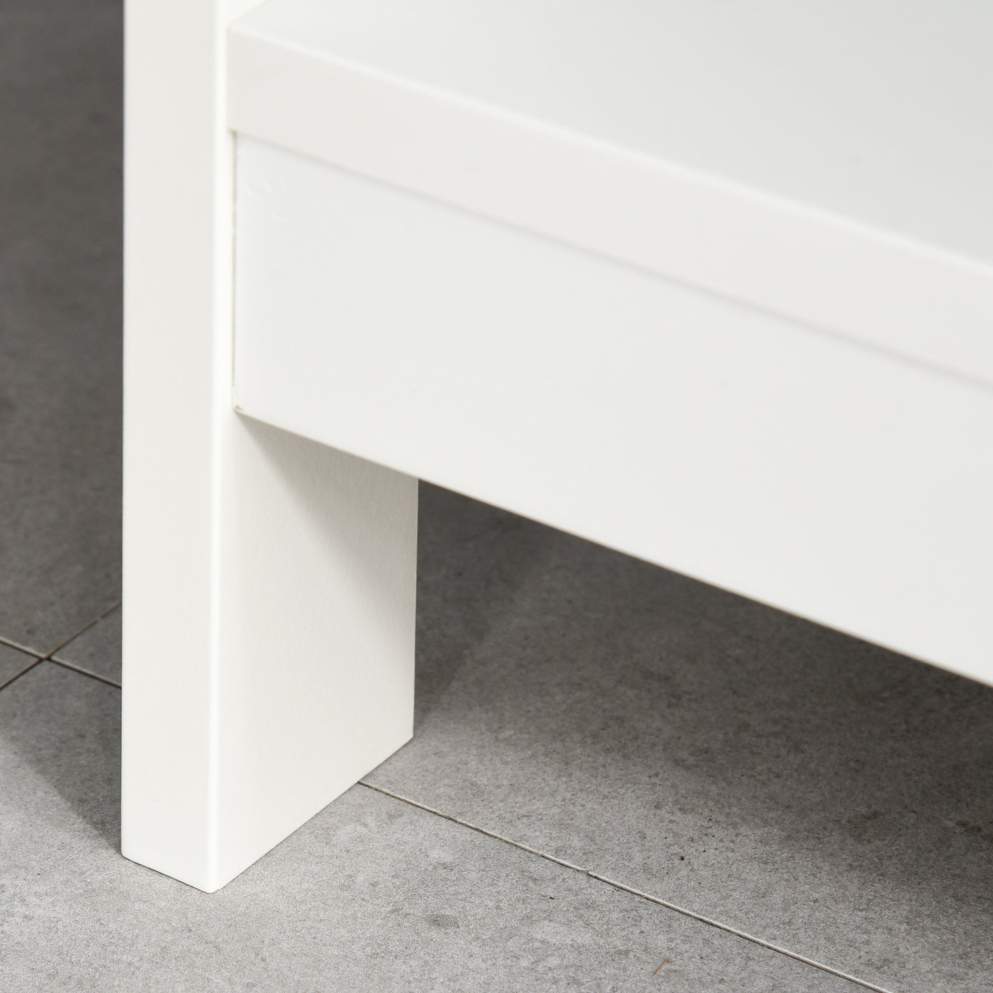 Consola de Entrada - Mesa para Corredor 100x30.5x80 cm - Branco