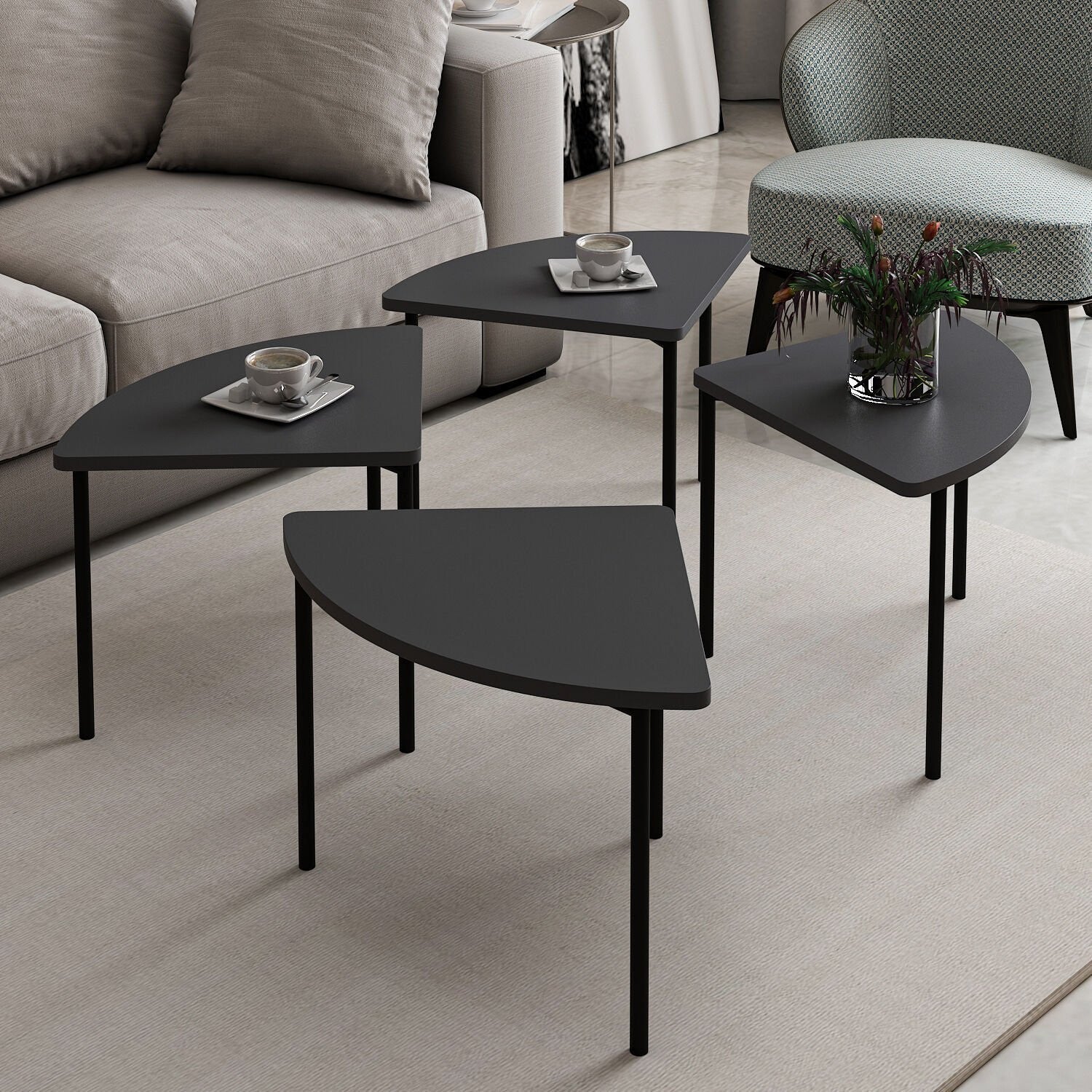 Mesa de Centro-Emma-Antracite