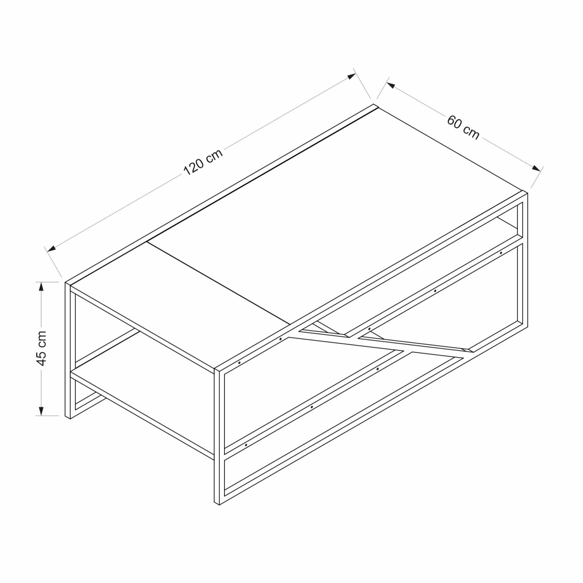 Mesa de Centro-Emma-Antracite