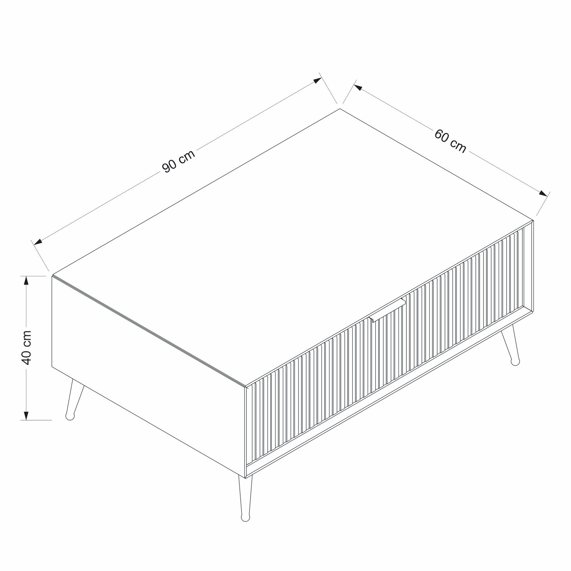 Mesa de Centro-Luxe-Arenito