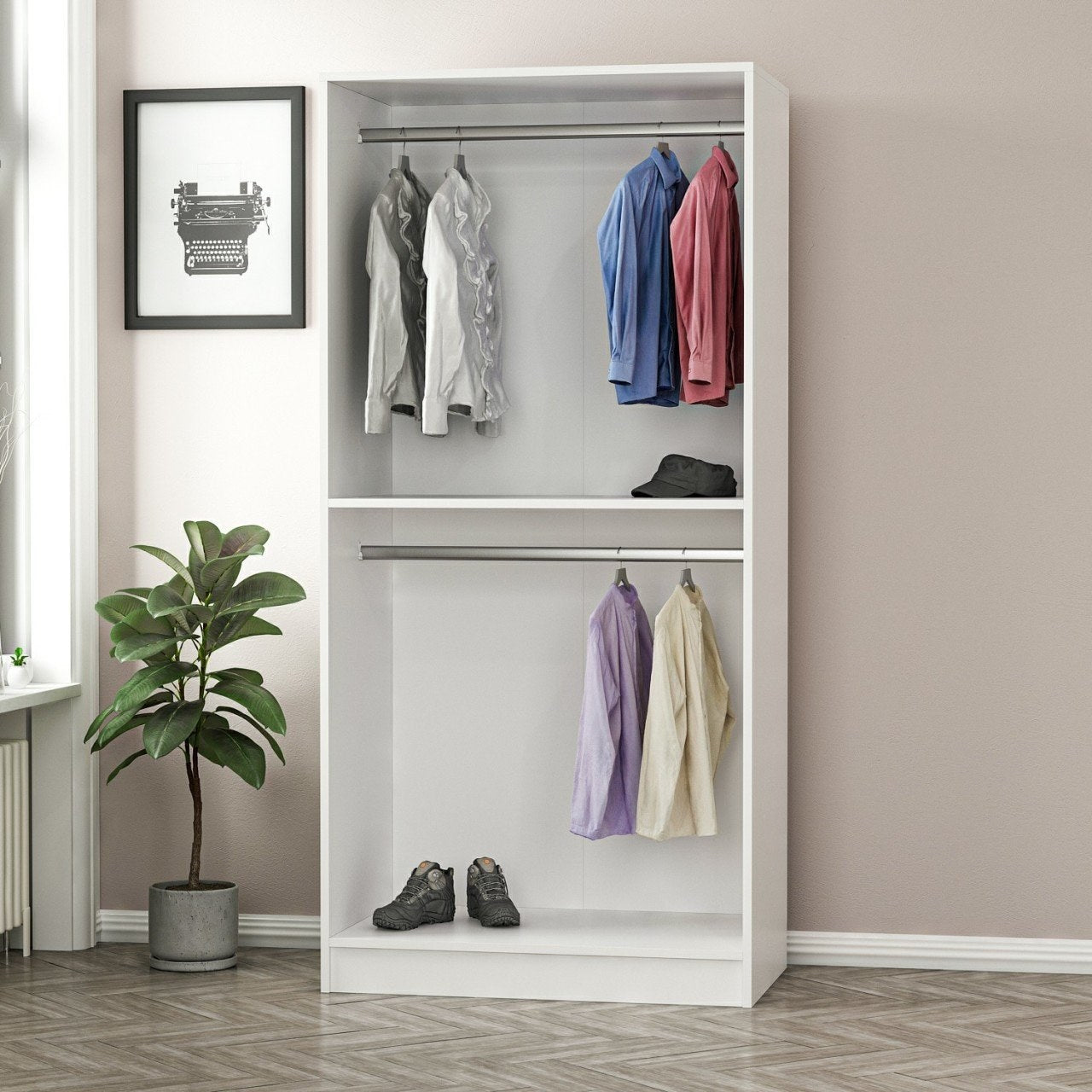 Guarda-roupa-Kale-Antracite
Branco
