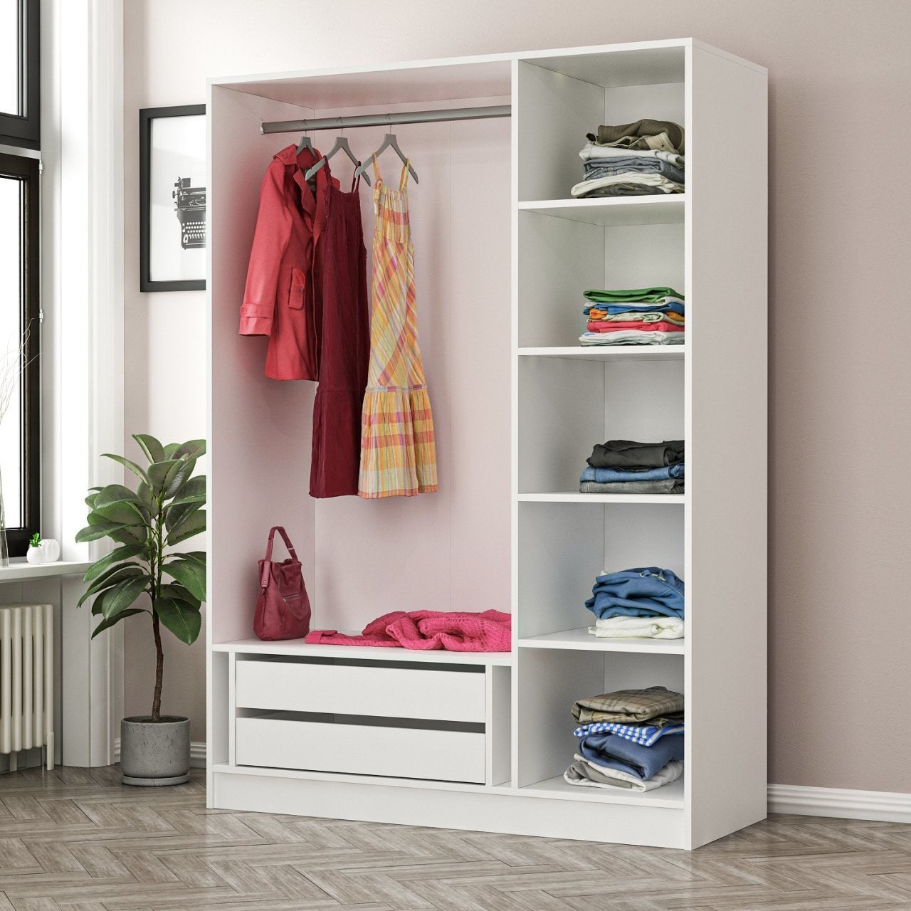 Guarda-roupa-Kale-Branco