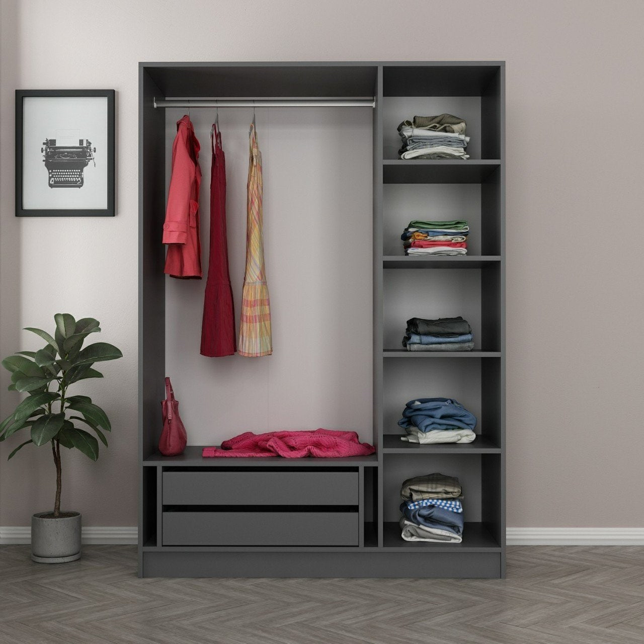 Guarda-roupa-Kale-Antracite
Preto