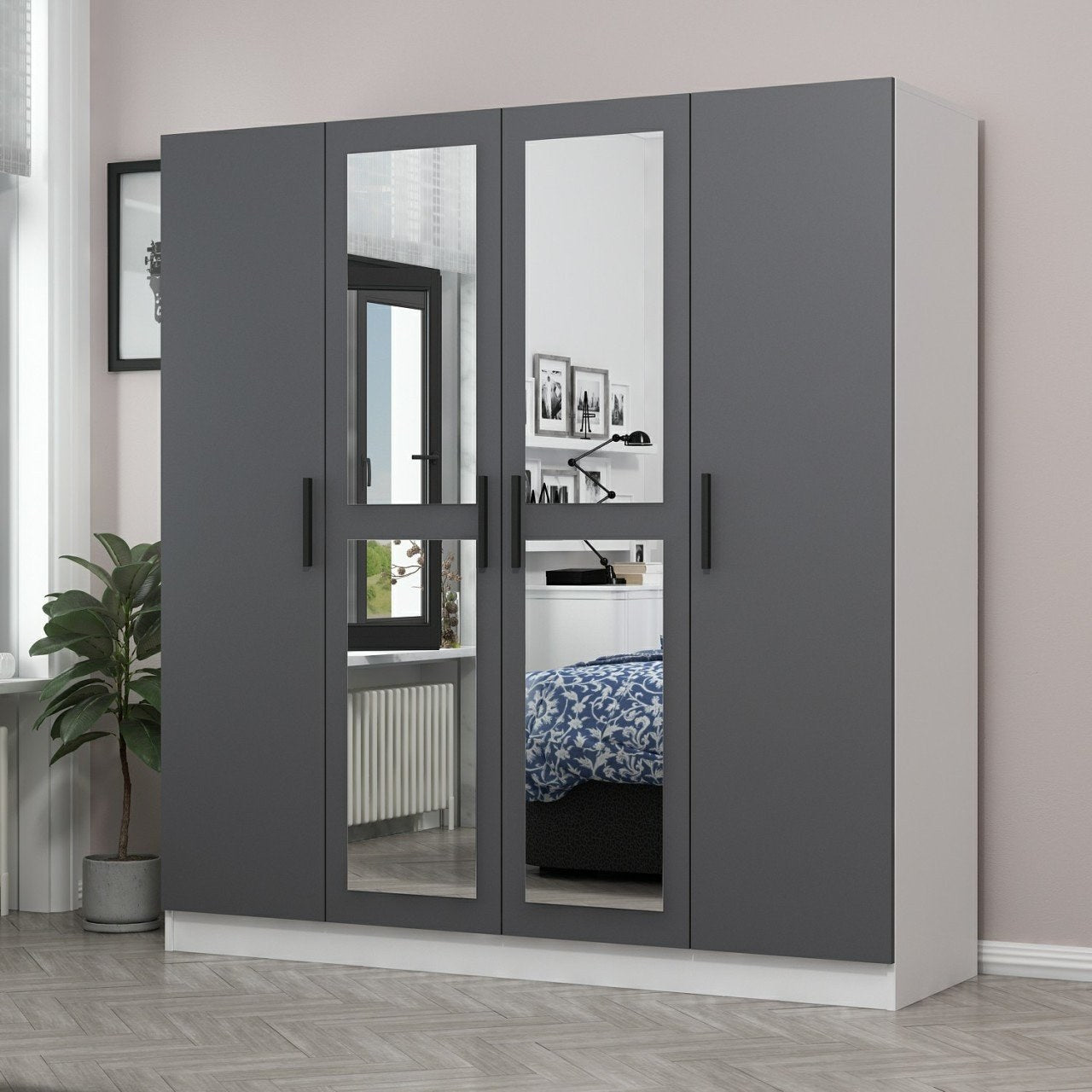 Guarda-roupa-Kale-Antracite