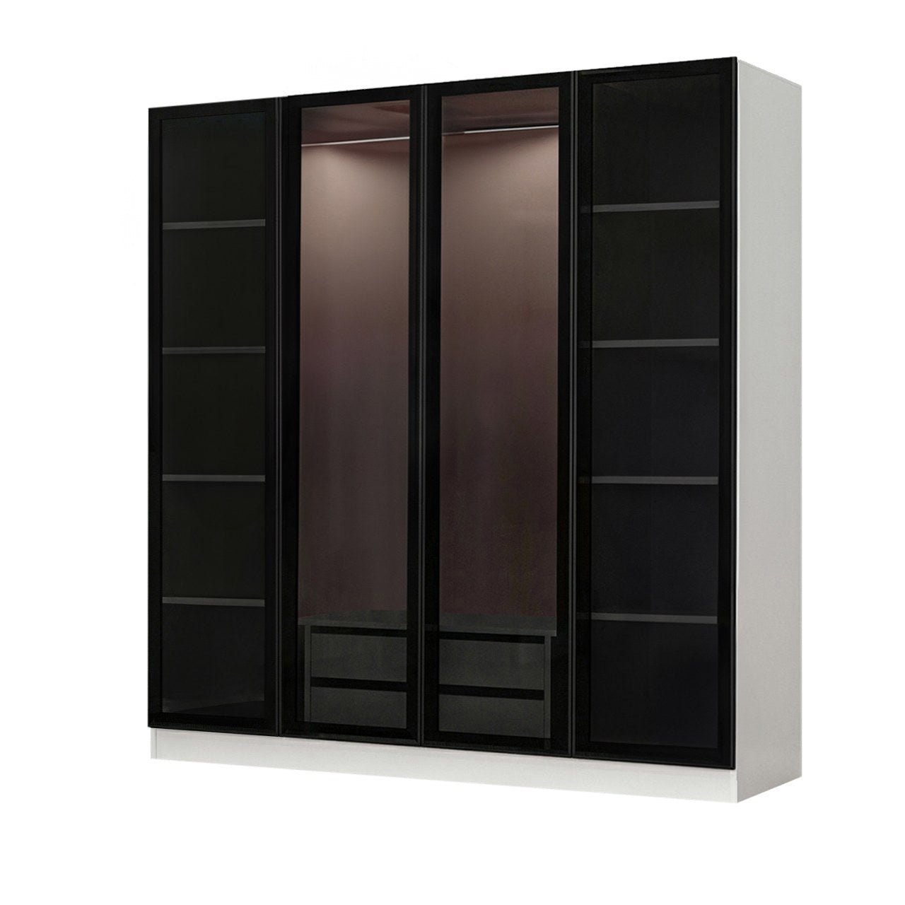 Guarda-roupa-Kale-Branco
Preto
