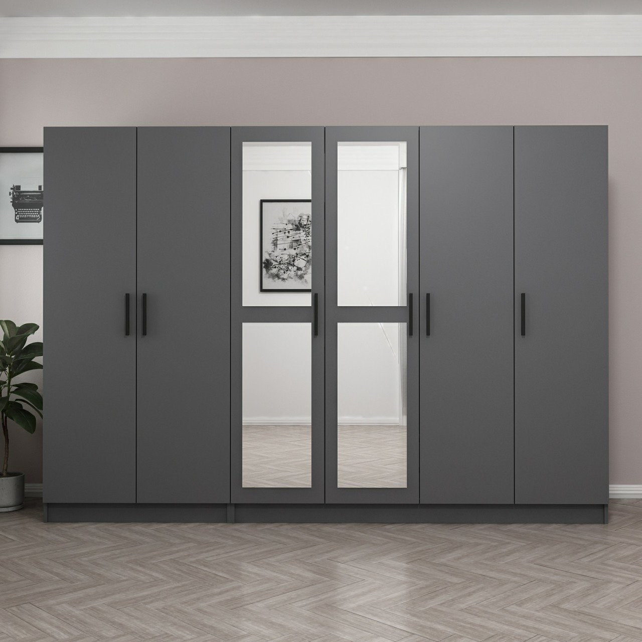 Guarda-roupa-Kale-Antracite