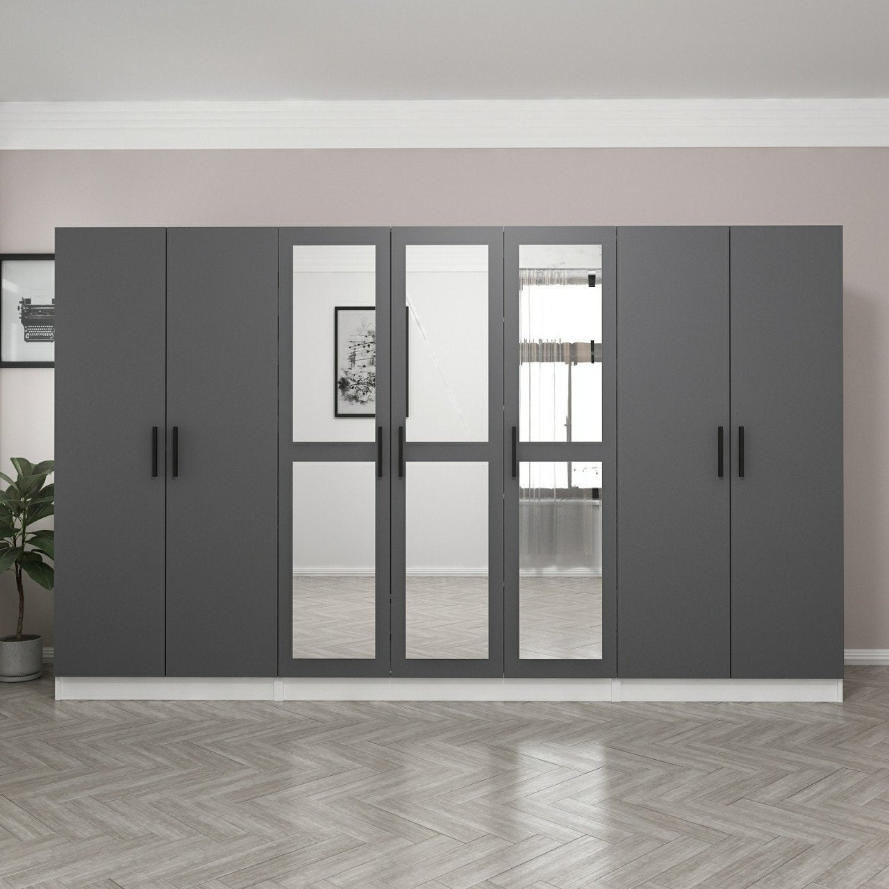 Guarda-roupa-Kale-Antracite
