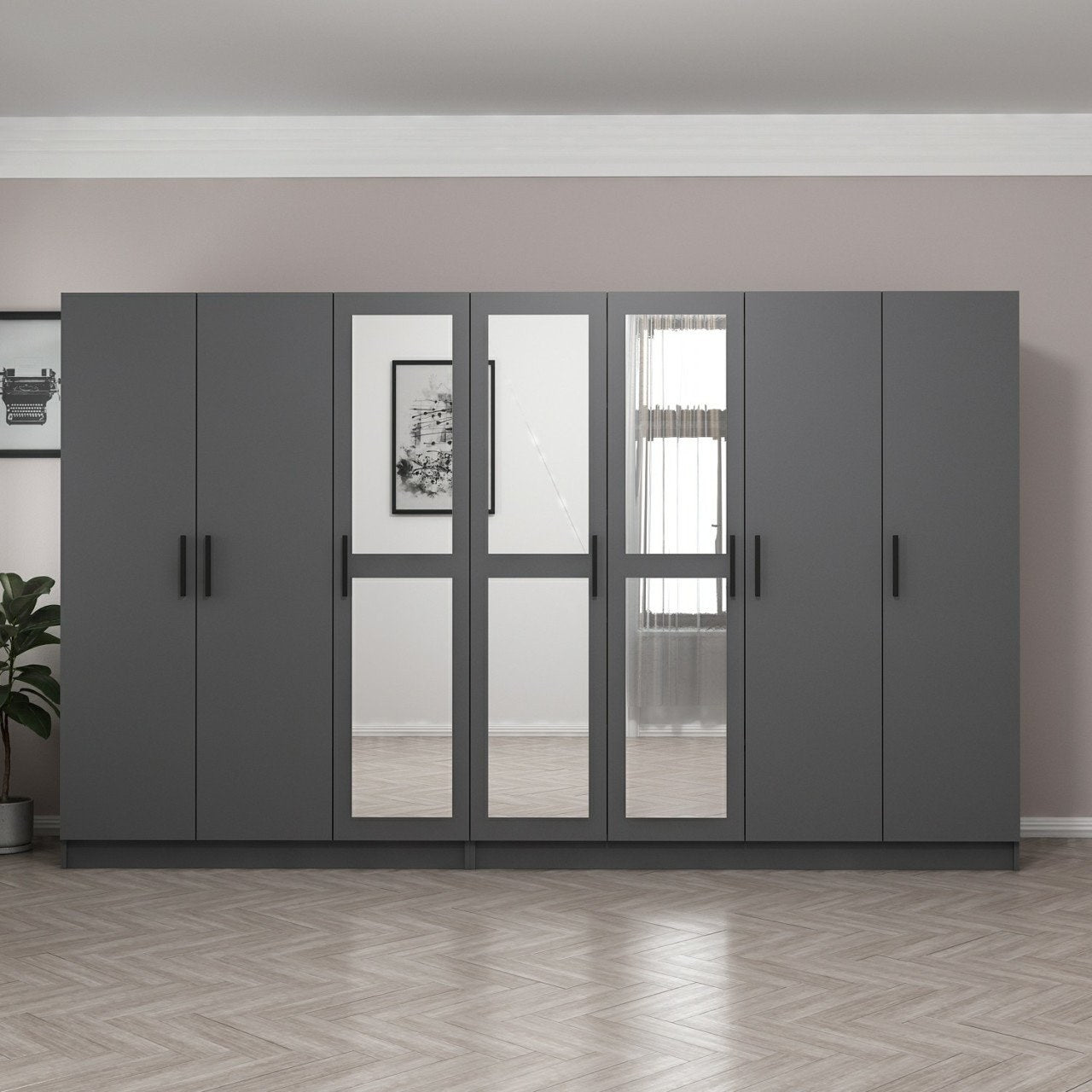 Guarda-roupa-Kale-Antracite