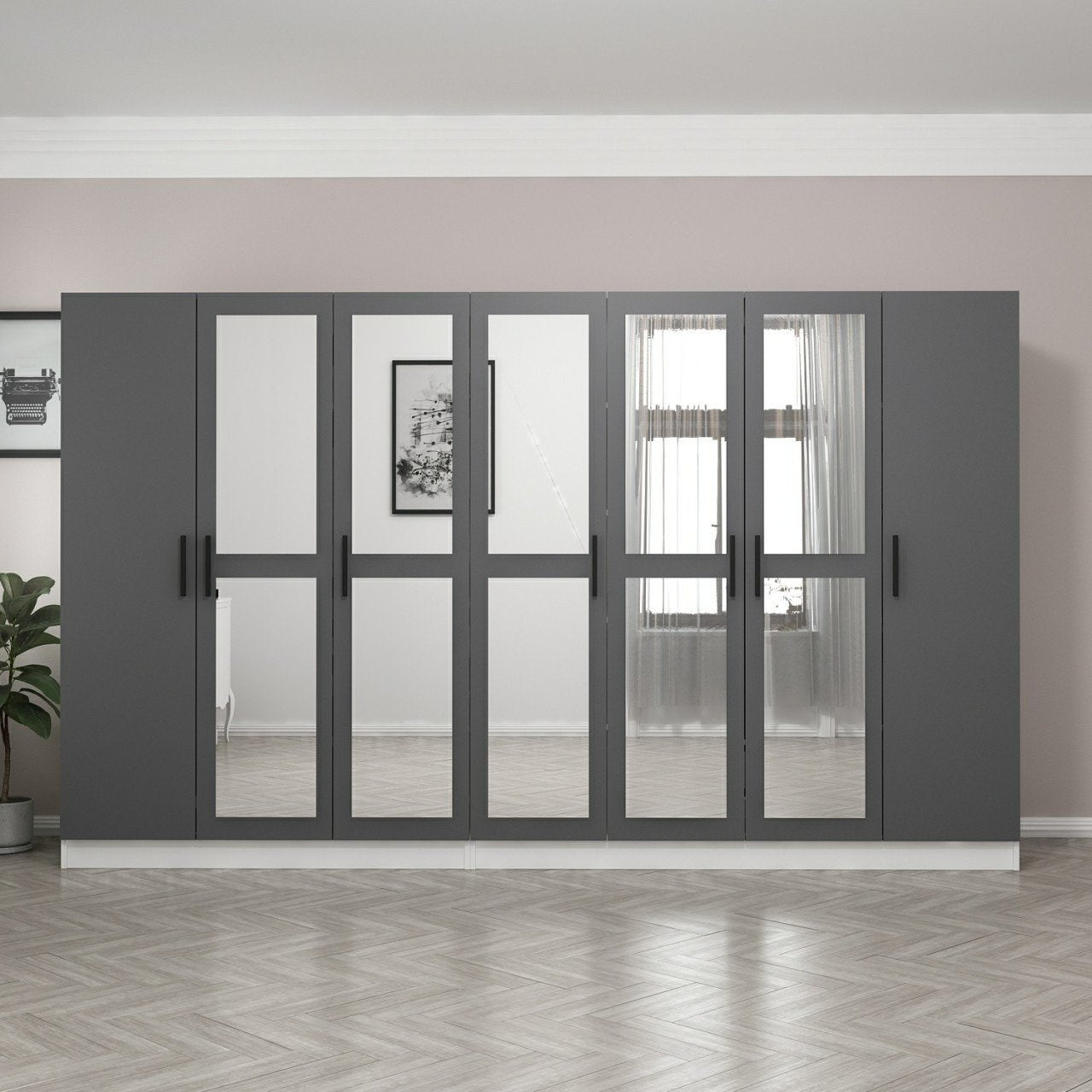 Guarda-roupa-Kale-Antracite