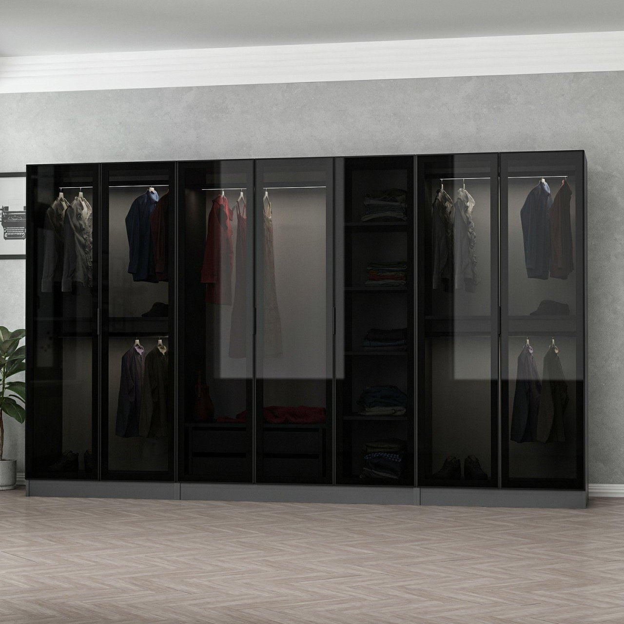 Guarda-roupa-Kale-Antracite
Preto