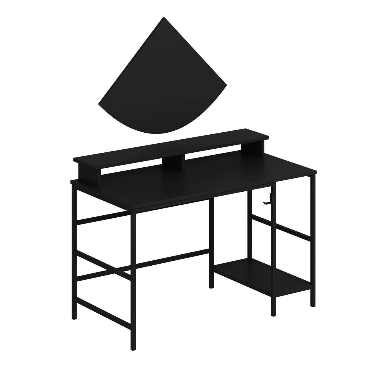 Secretária de Estudo/Escritório-Greta-Preto