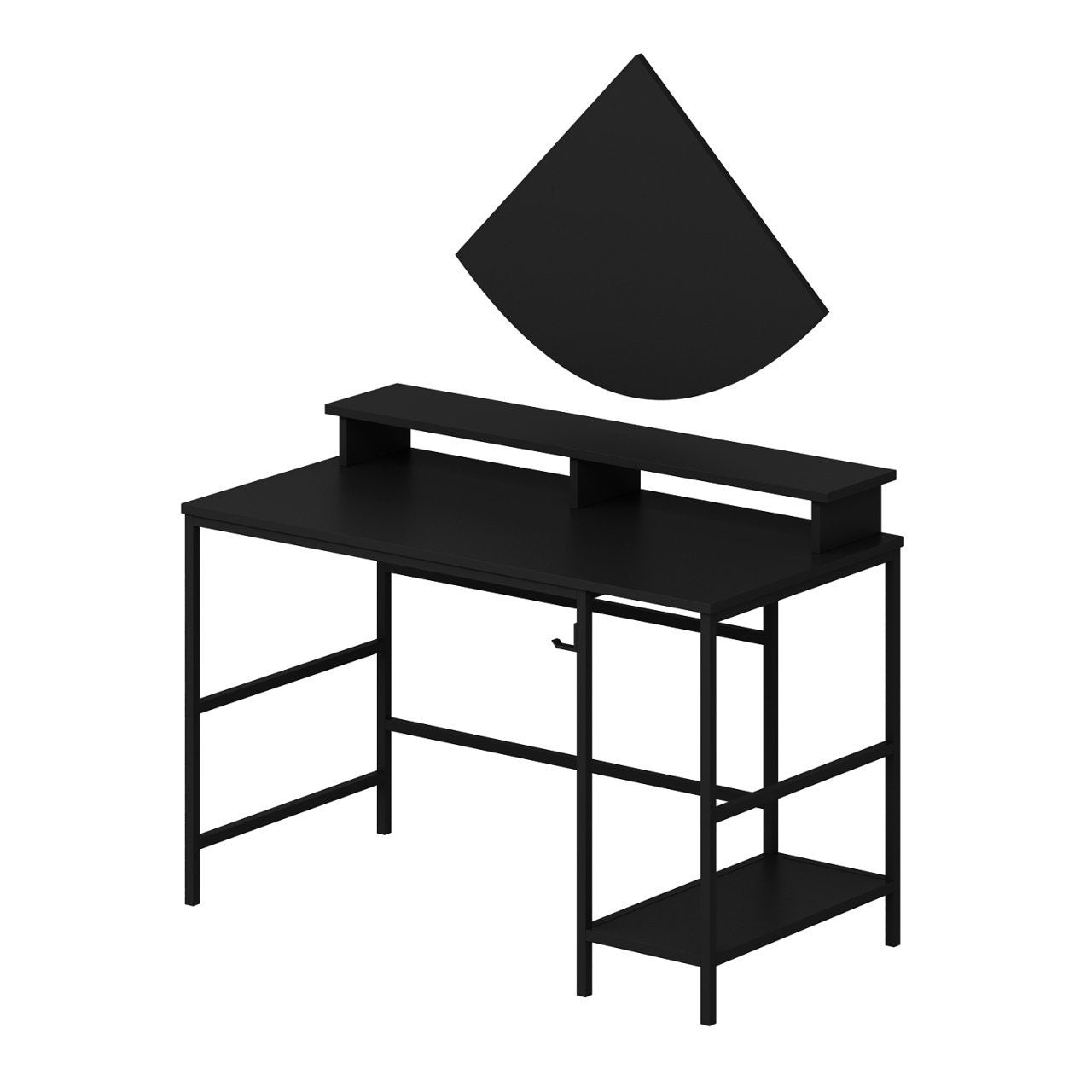 Secretária de Estudo/Escritório-Greta-Preto