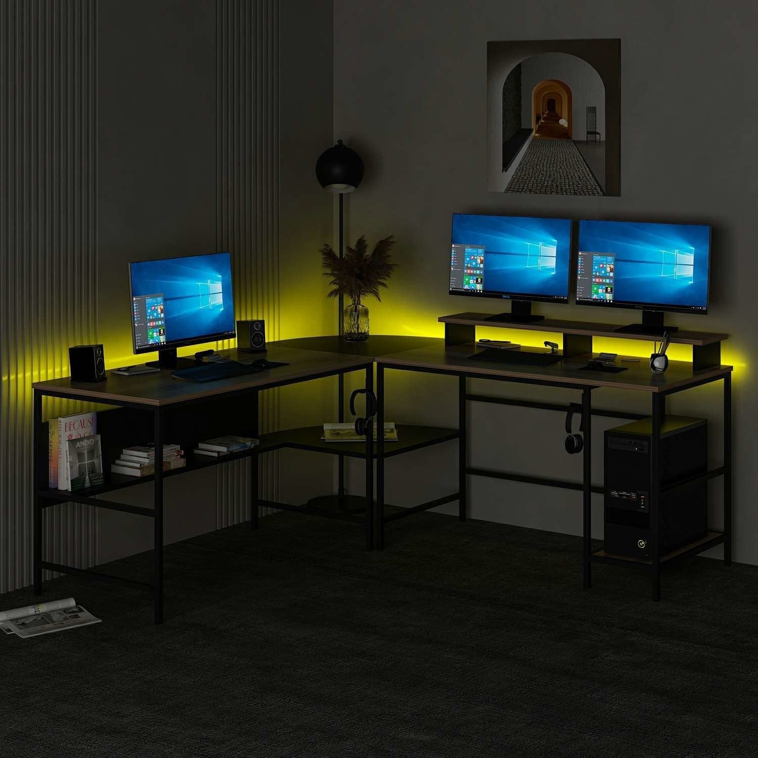 Secretária de Estudo/Escritório-Greta RGB-Dore
Preto