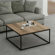 Mesa de Centro – 90 x 90 x 42 cm – Dore – Painéis de partículas revestidos a melamina