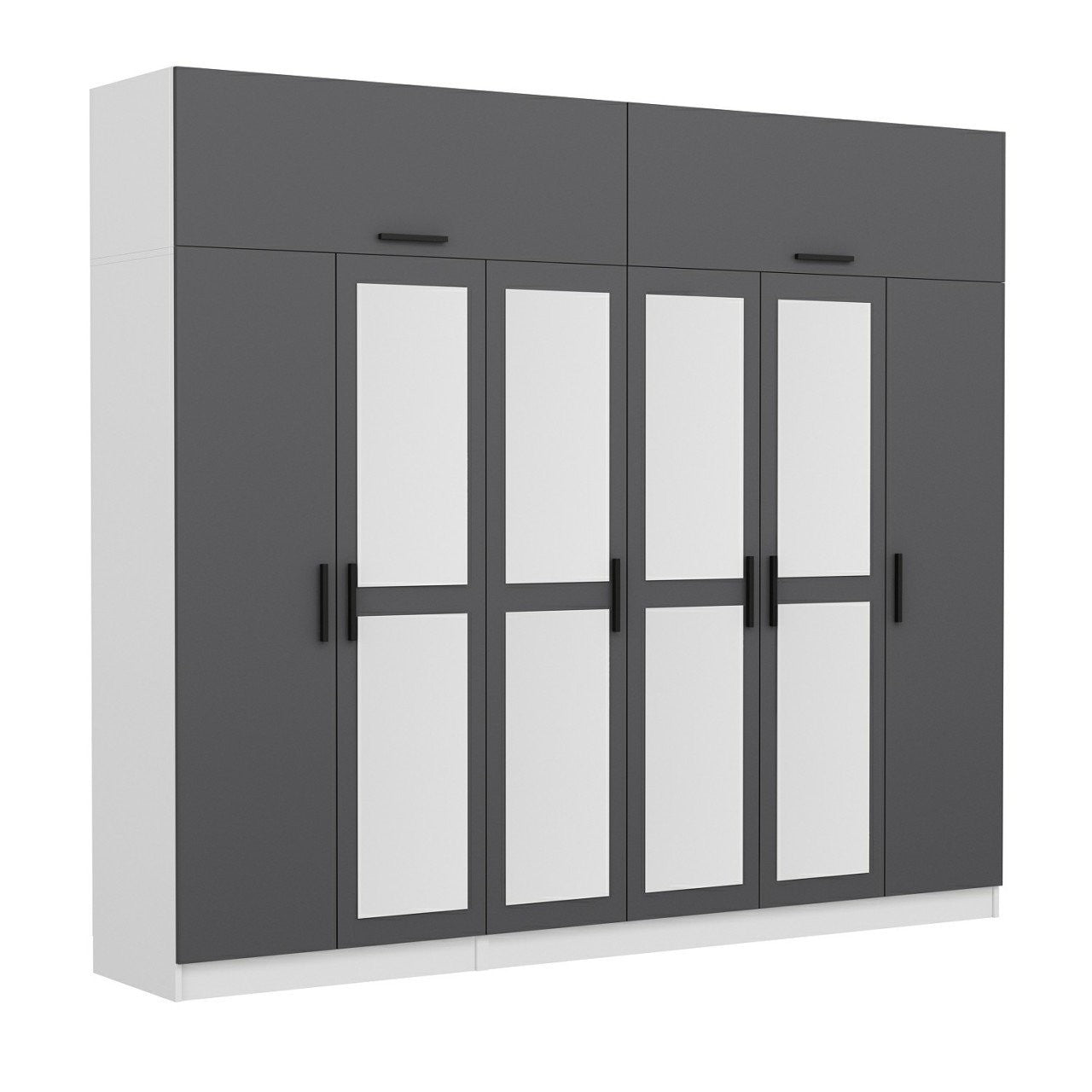 Guarda-roupa-Kale-Antracite
Branco