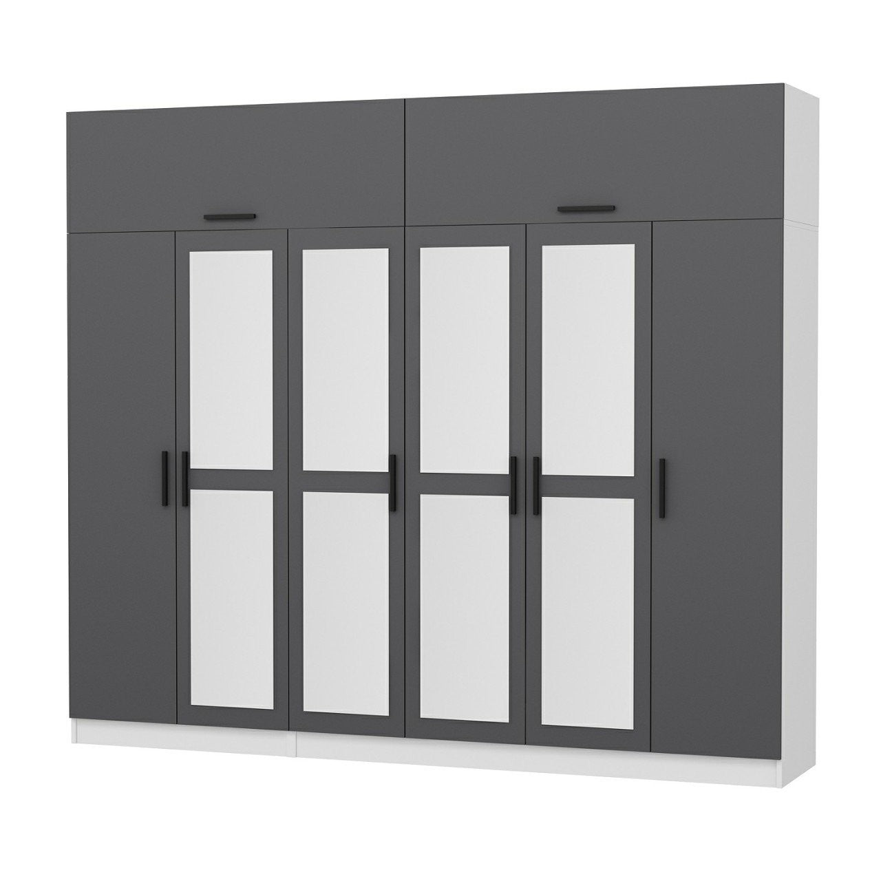 Guarda-roupa-Kale-Antracite
Branco