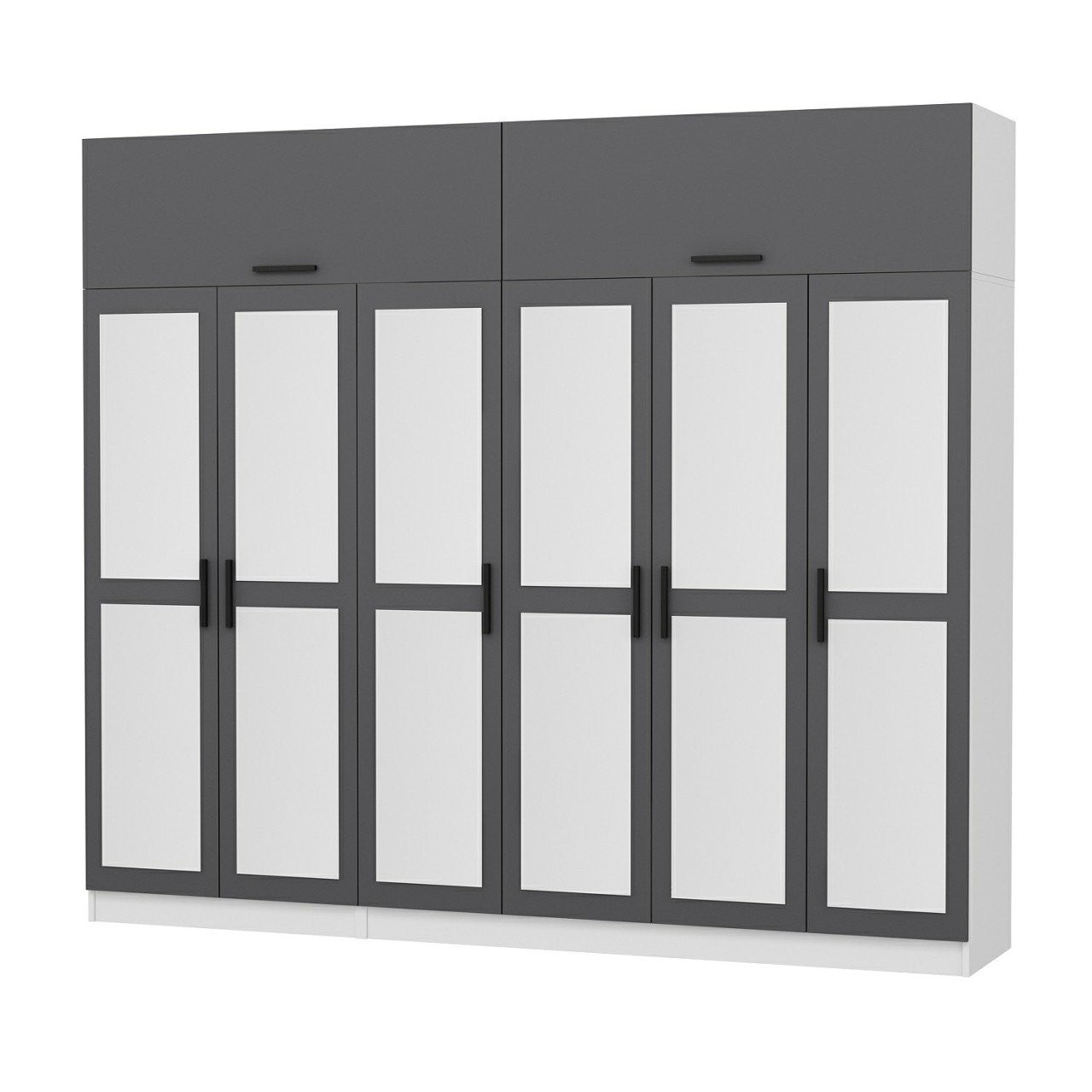 Guarda-roupa-Kale-Antracite
Branco