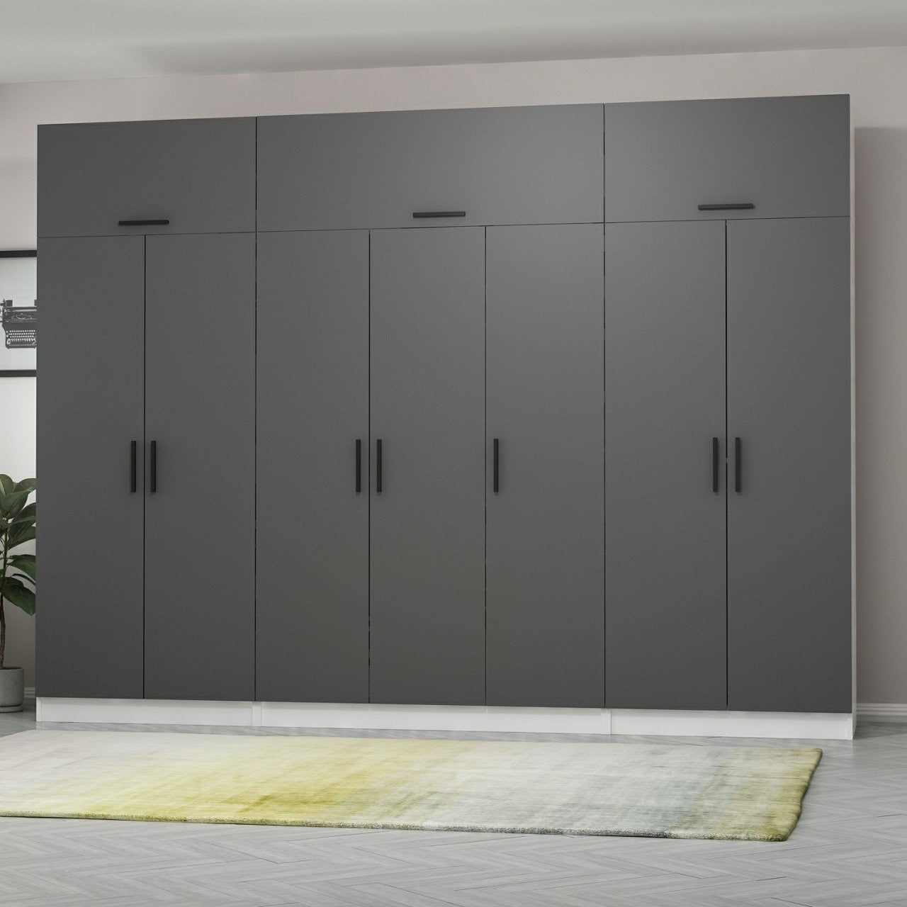 Guarda-roupa-Kale-Antracite
Branco