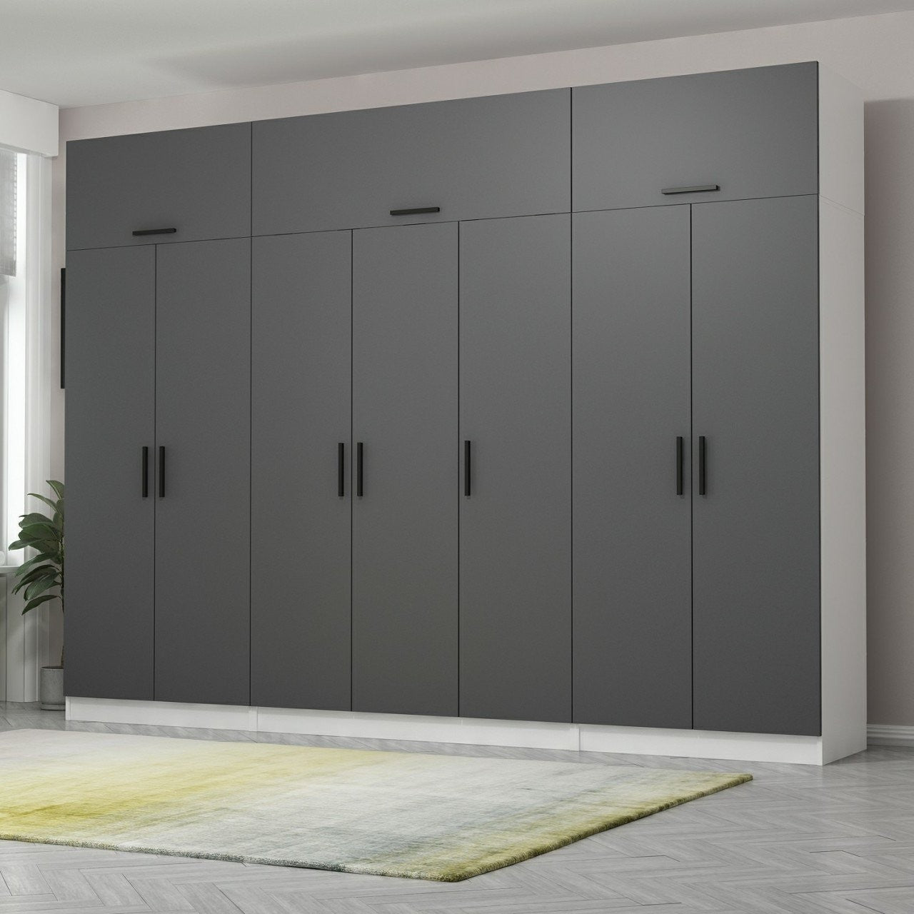 Guarda-roupa-Kale-Antracite
Branco