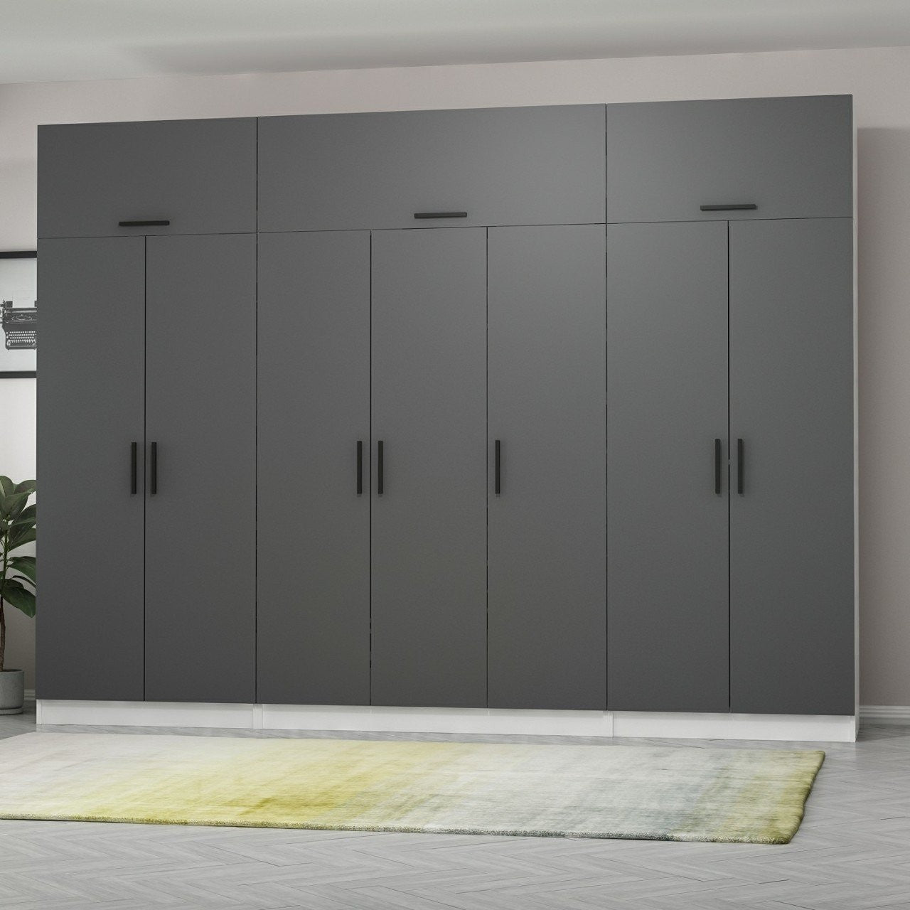 Guarda-roupa-Kale-Antracite
Branco