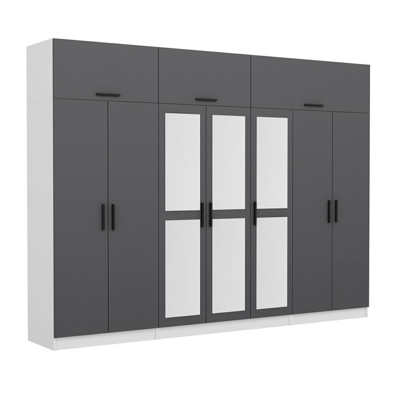 Guarda-roupa-Kale-Antracite
Branco
