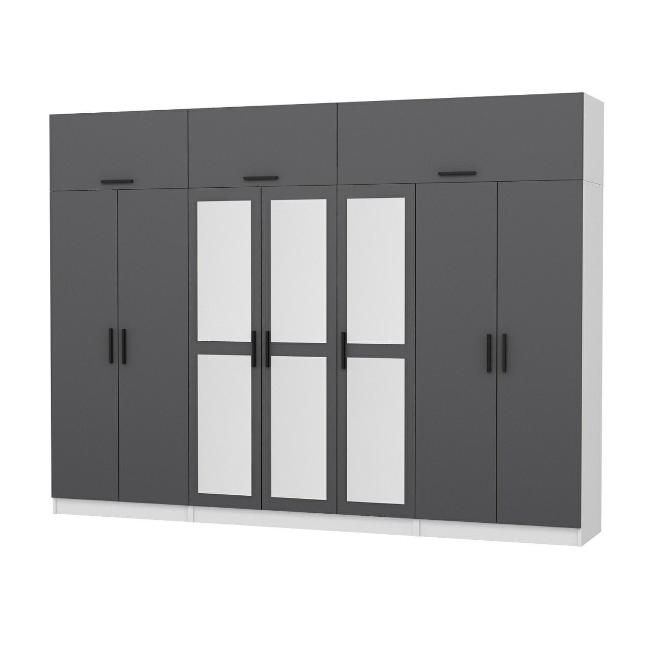 Guarda-roupa-Kale-Antracite
Branco