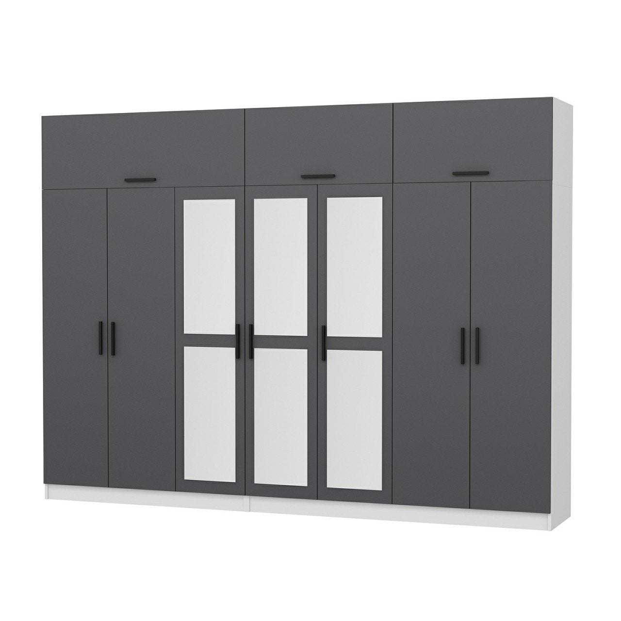 Guarda-roupa-Kale-Antracite
Branco