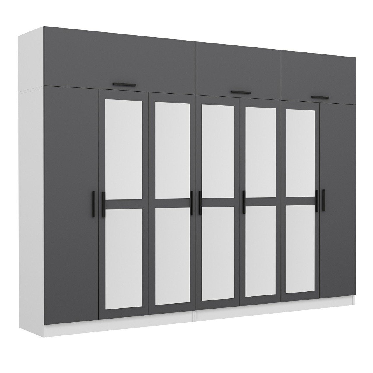 Guarda-roupa-Kale-Antracite
Branco