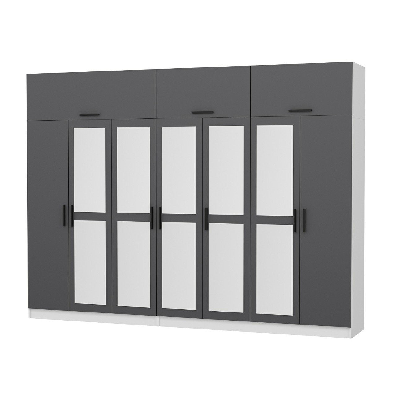 Guarda-roupa-Kale-Antracite
Branco