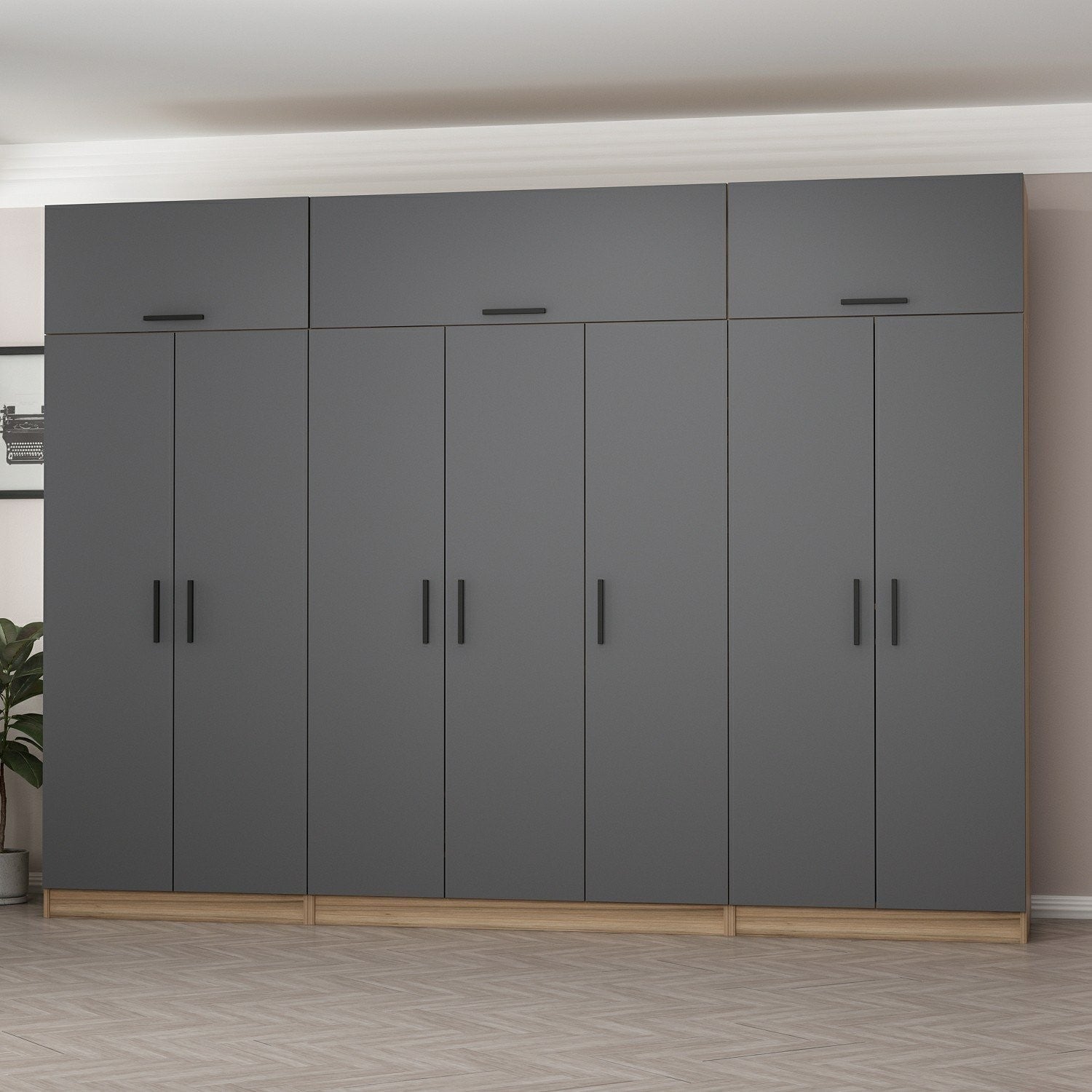 Guarda-roupa-Minar Kale-Antracite
Dore
