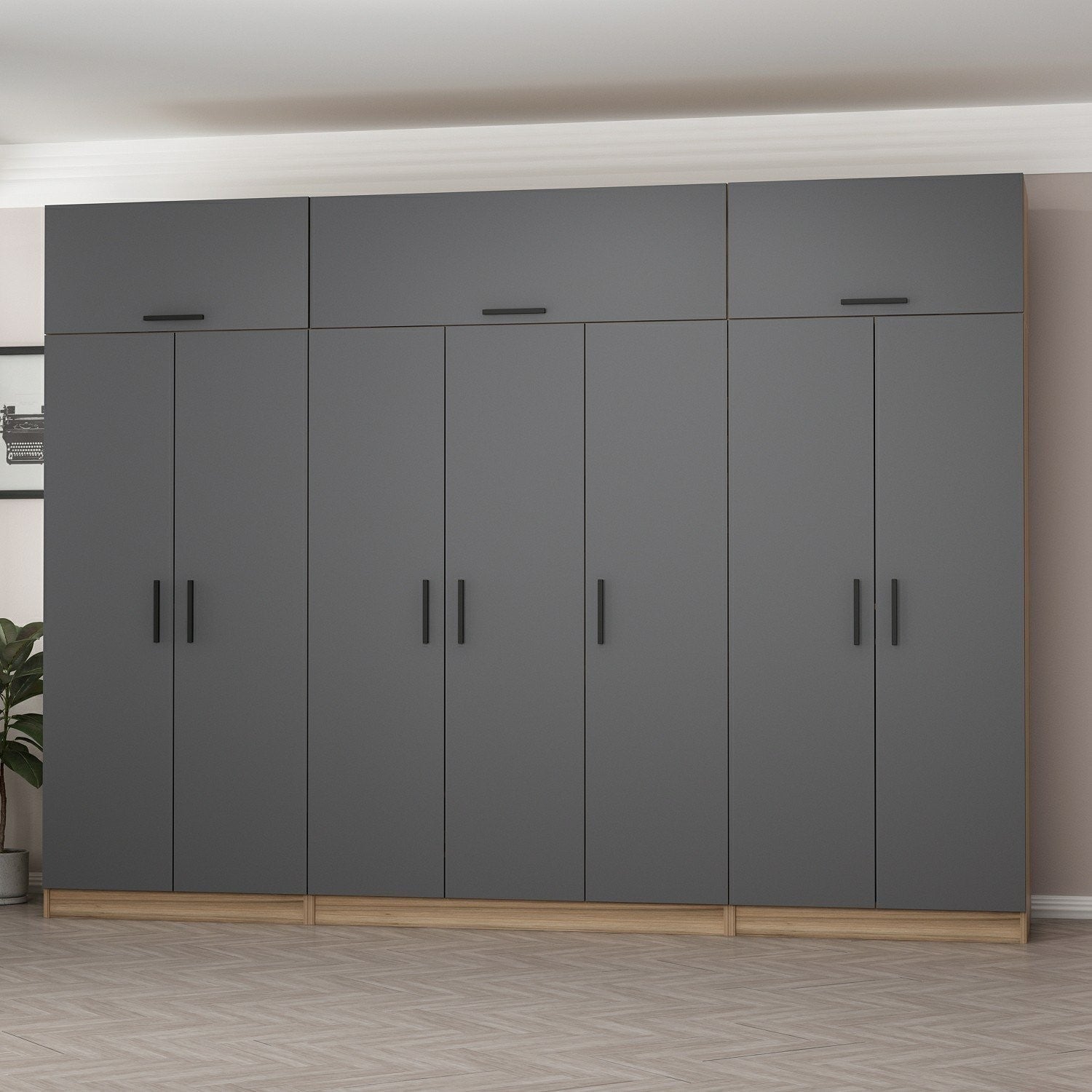 Guarda-roupa-Minar Kale-Antracite
Dore
