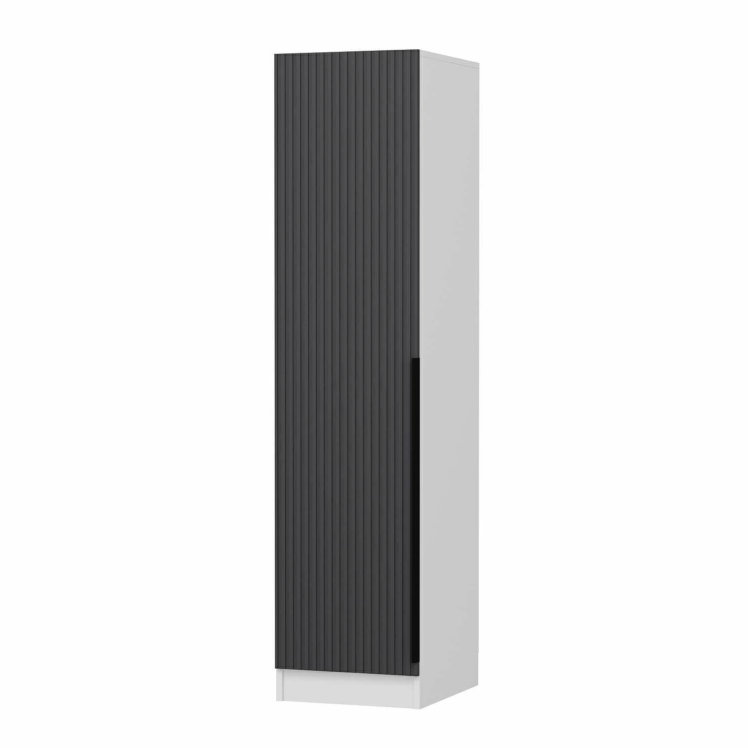 Guarda-roupa-Minar Kale-Antracite
Branco