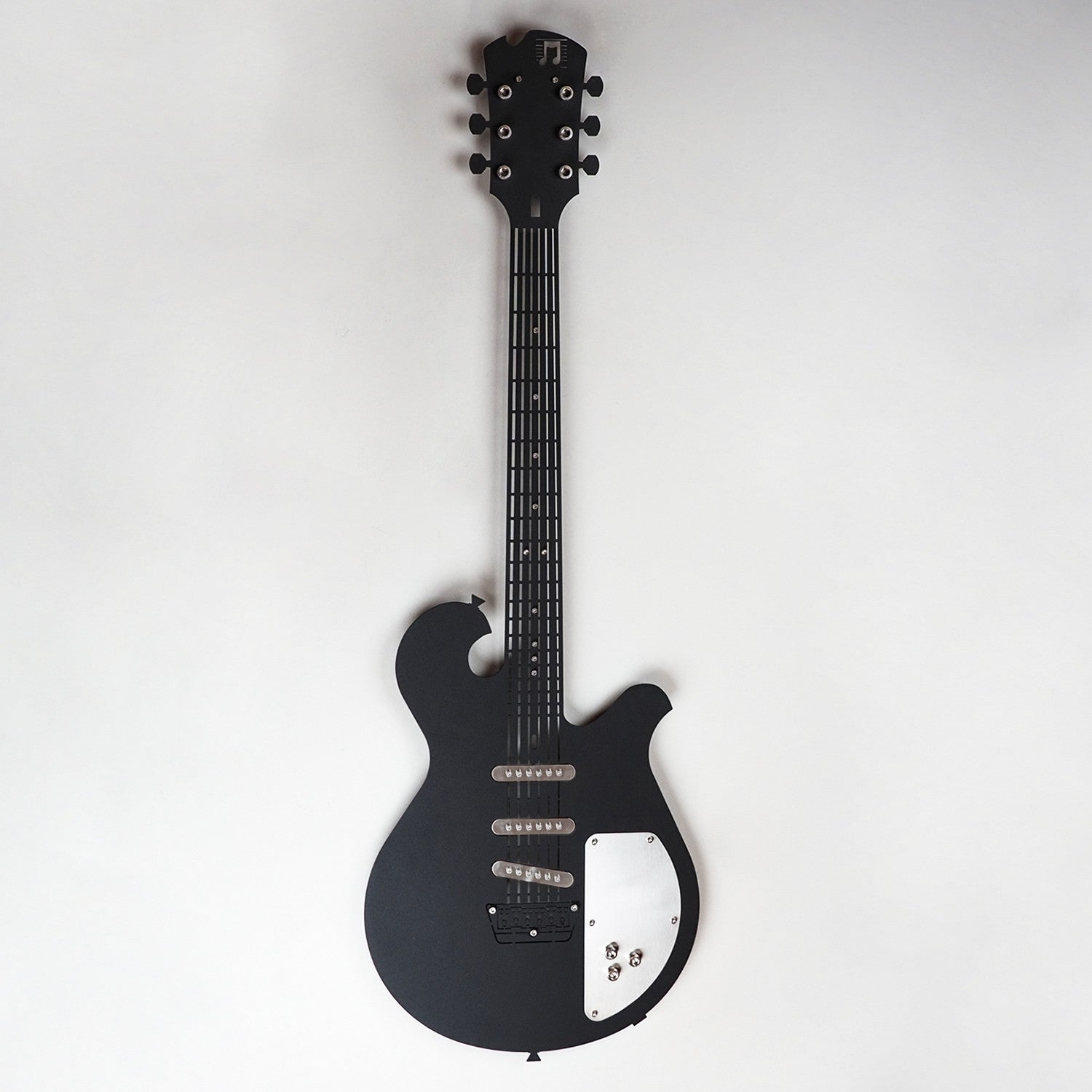 Acessório de parede decorativo de metal preto elegante, 33 x 99 cm | 100% aço, 1,5 mm de espessura | Design durável e elegante para decoração de casa ou escritório