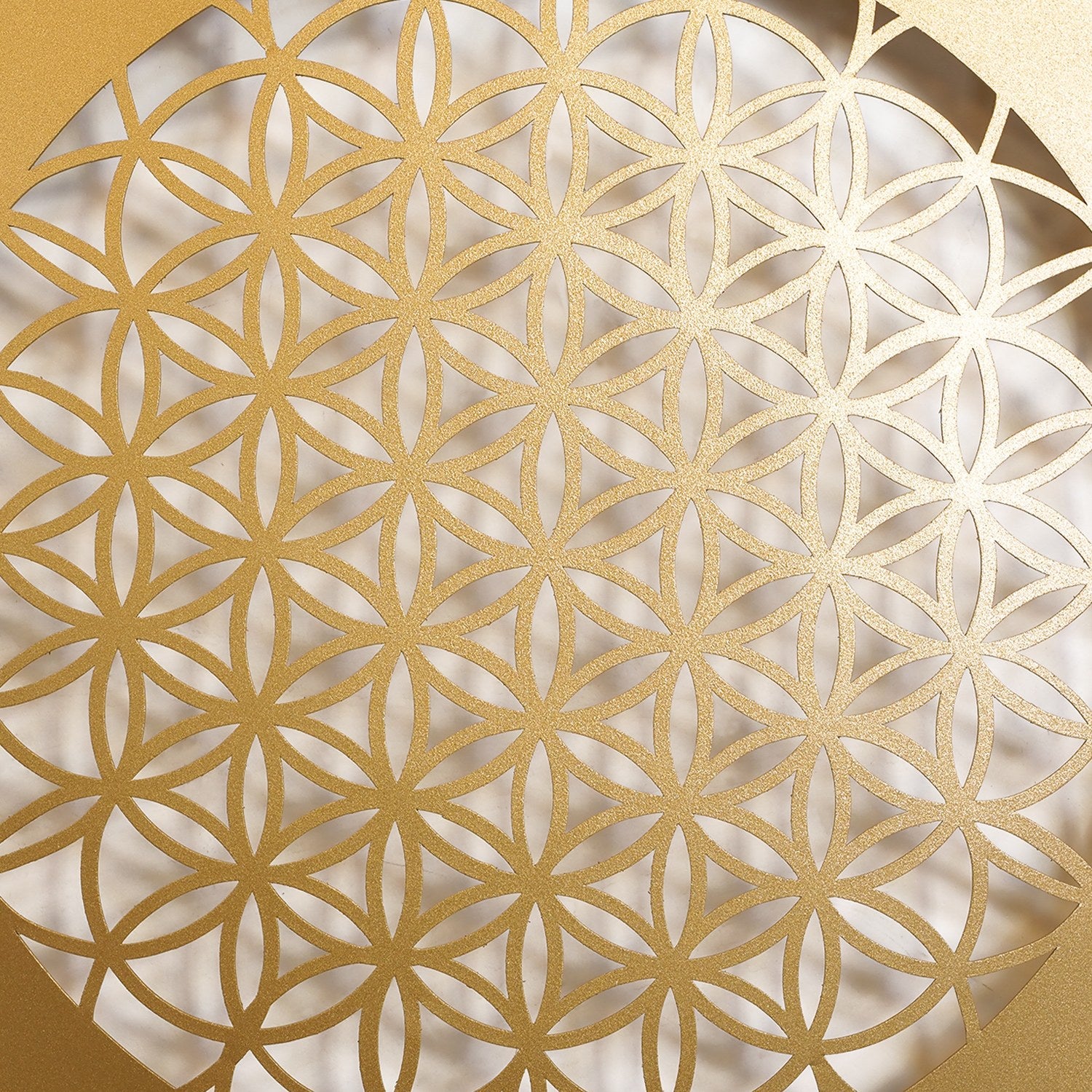 Acessório Decorativo de Parede em Metal Dourado 46x46 cm – Aço 100% (1,2 mm), 1,2 kg (APT757MAA)