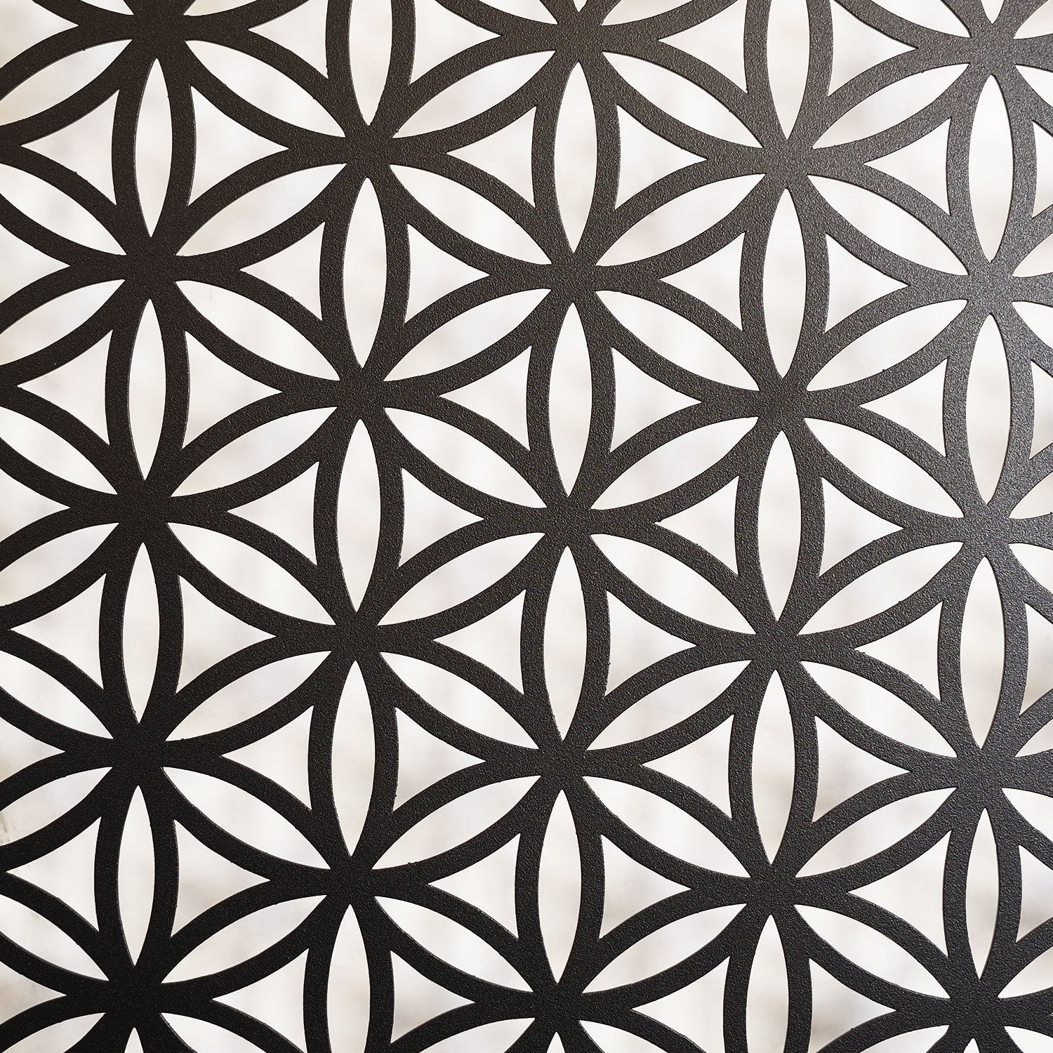 Acessório Decorativo de Parede em Aço Preto 46 x 46 cm – APT757MS