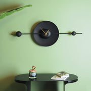 Relógio de Parede Decorativo em Aço Preto 36 x 99 cm – Mecanismo Silencioso de Varredura Contínua | APS138LSS