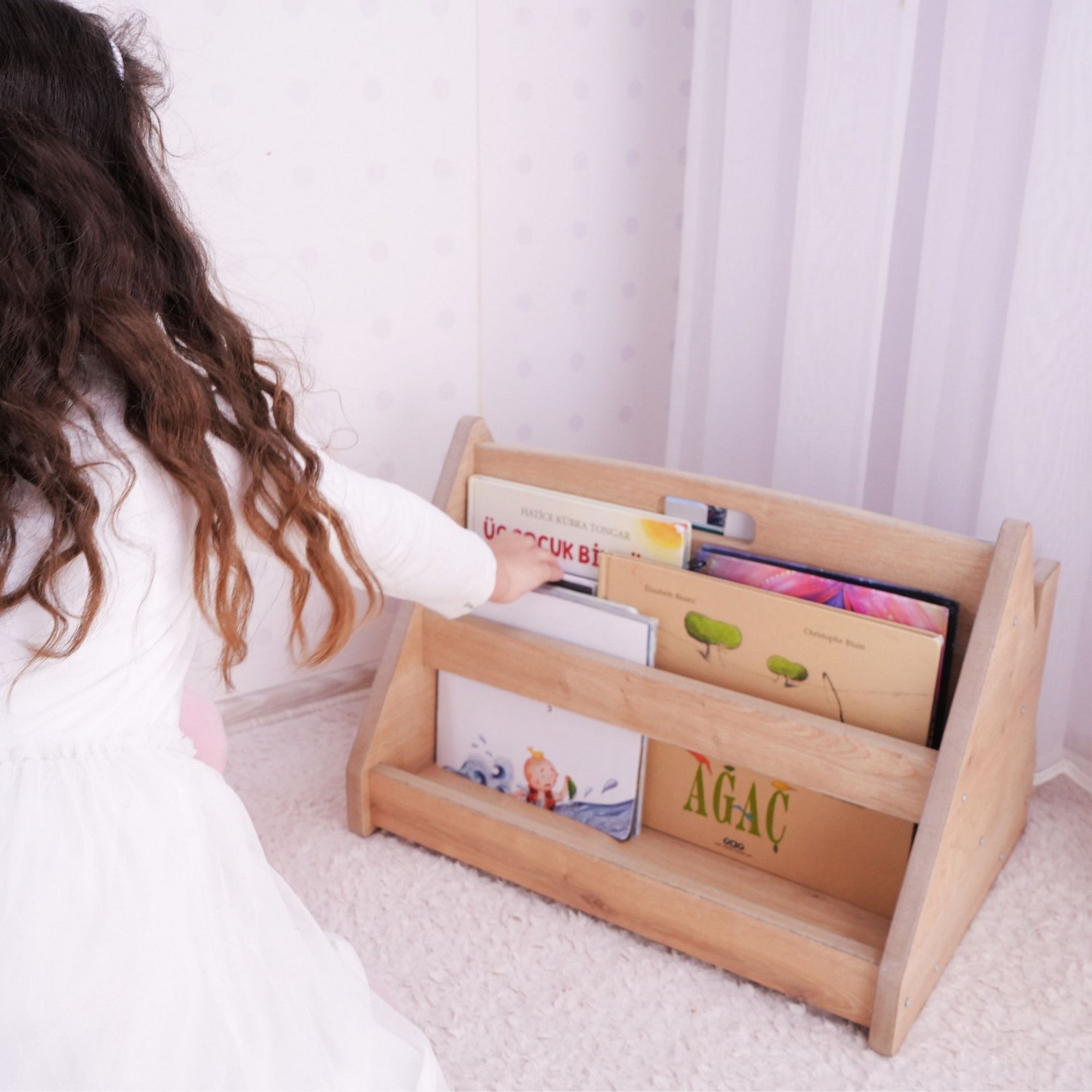 Estante de livros-Kucuk-Marrom