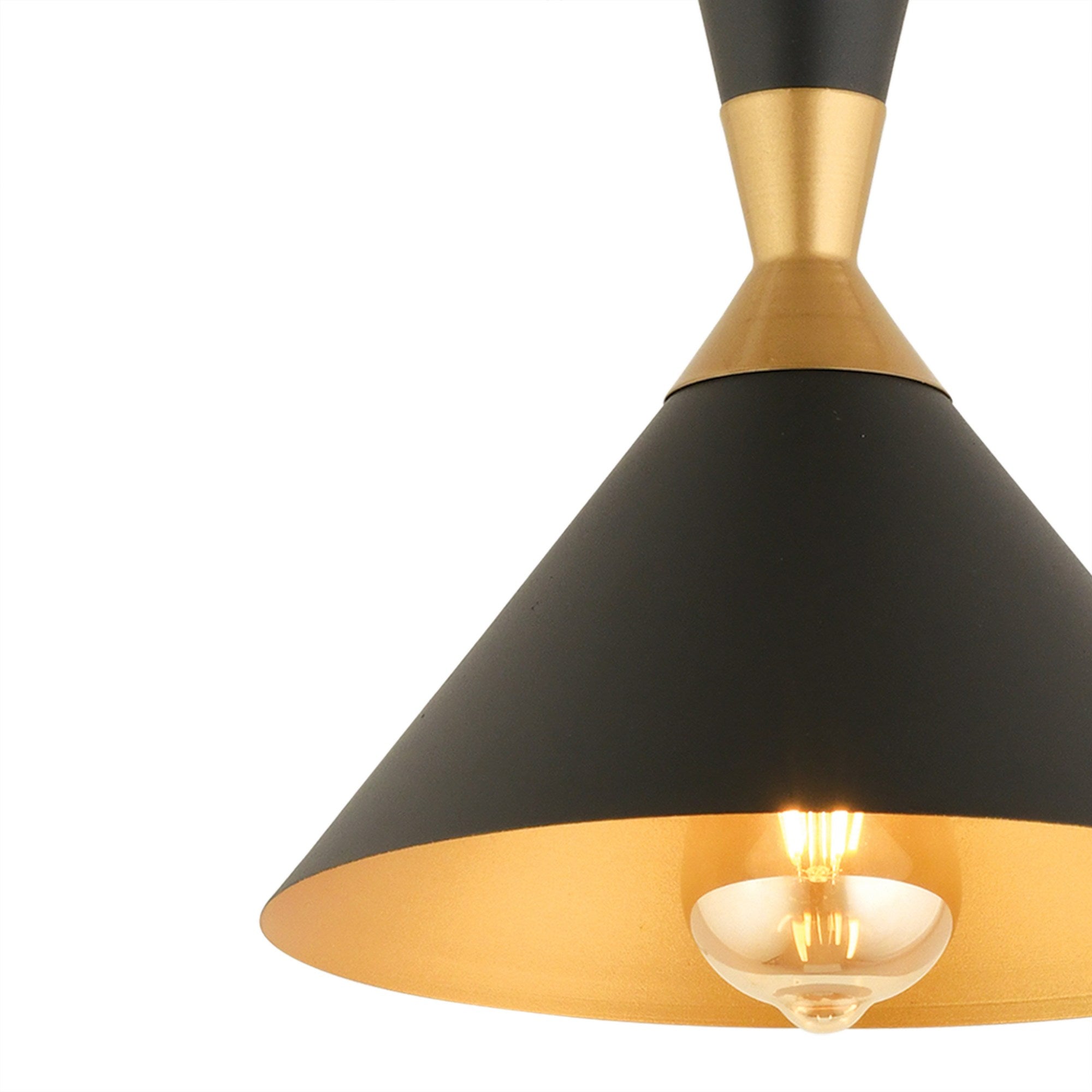 Candeeiro de Teto  - RT - 17 - Preto