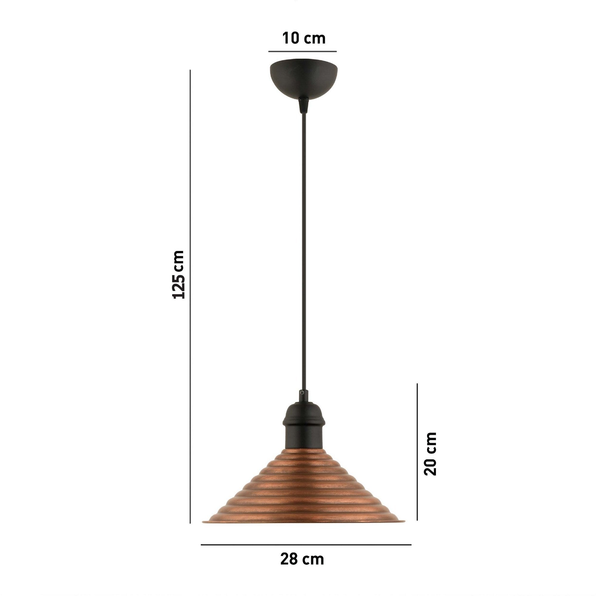 Candeeiro de Teto  - RT - 25 - Vintage