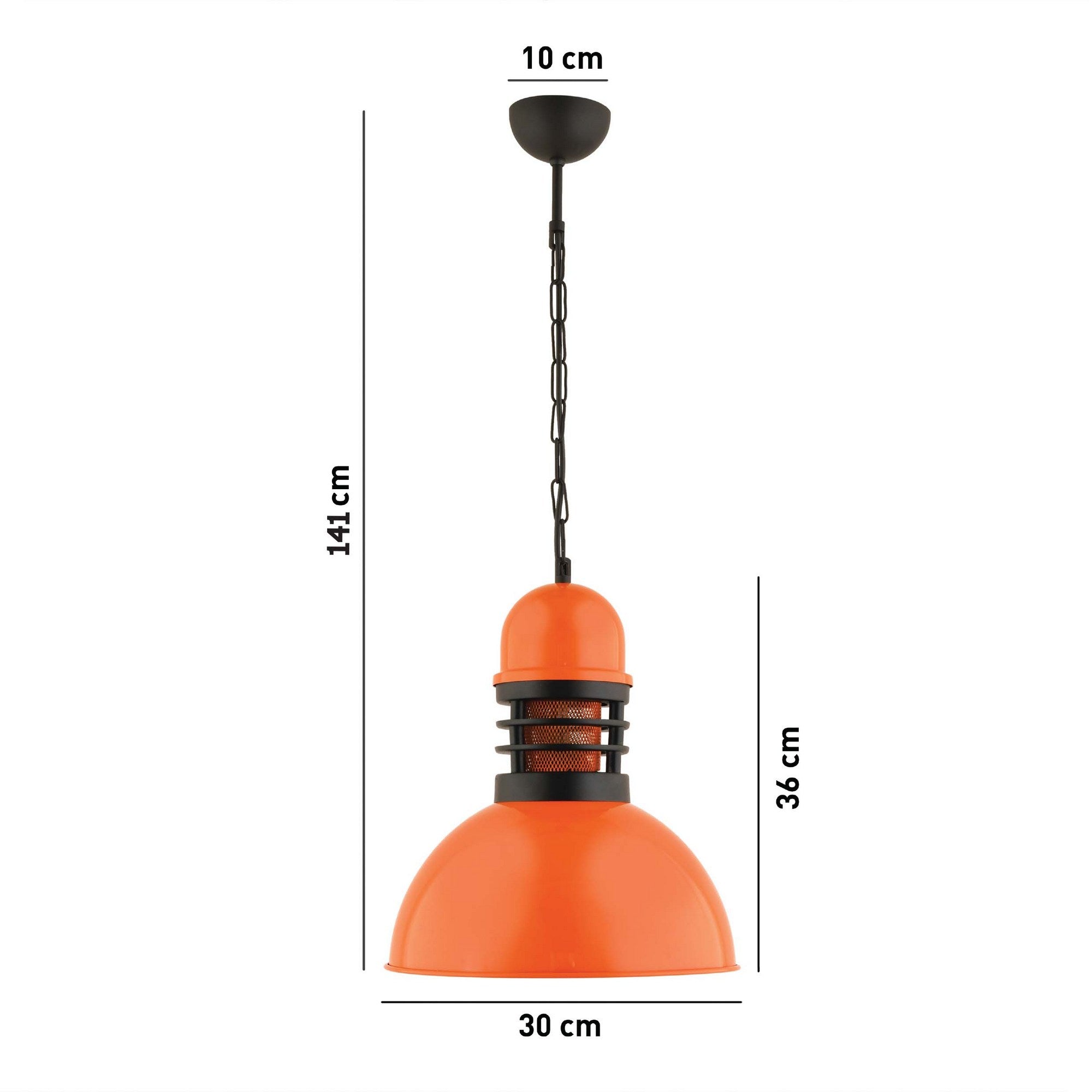 Candeeiro de Teto  - RT - 43 - Laranja