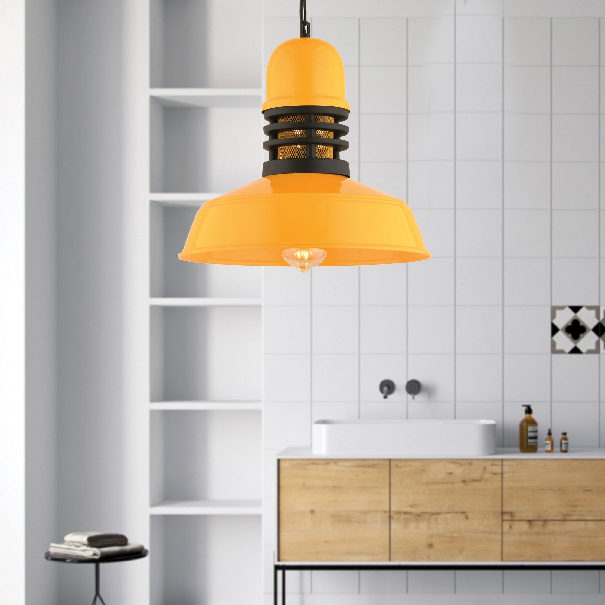 Candeeiro de Teto  - RT - 44 - Amarelo