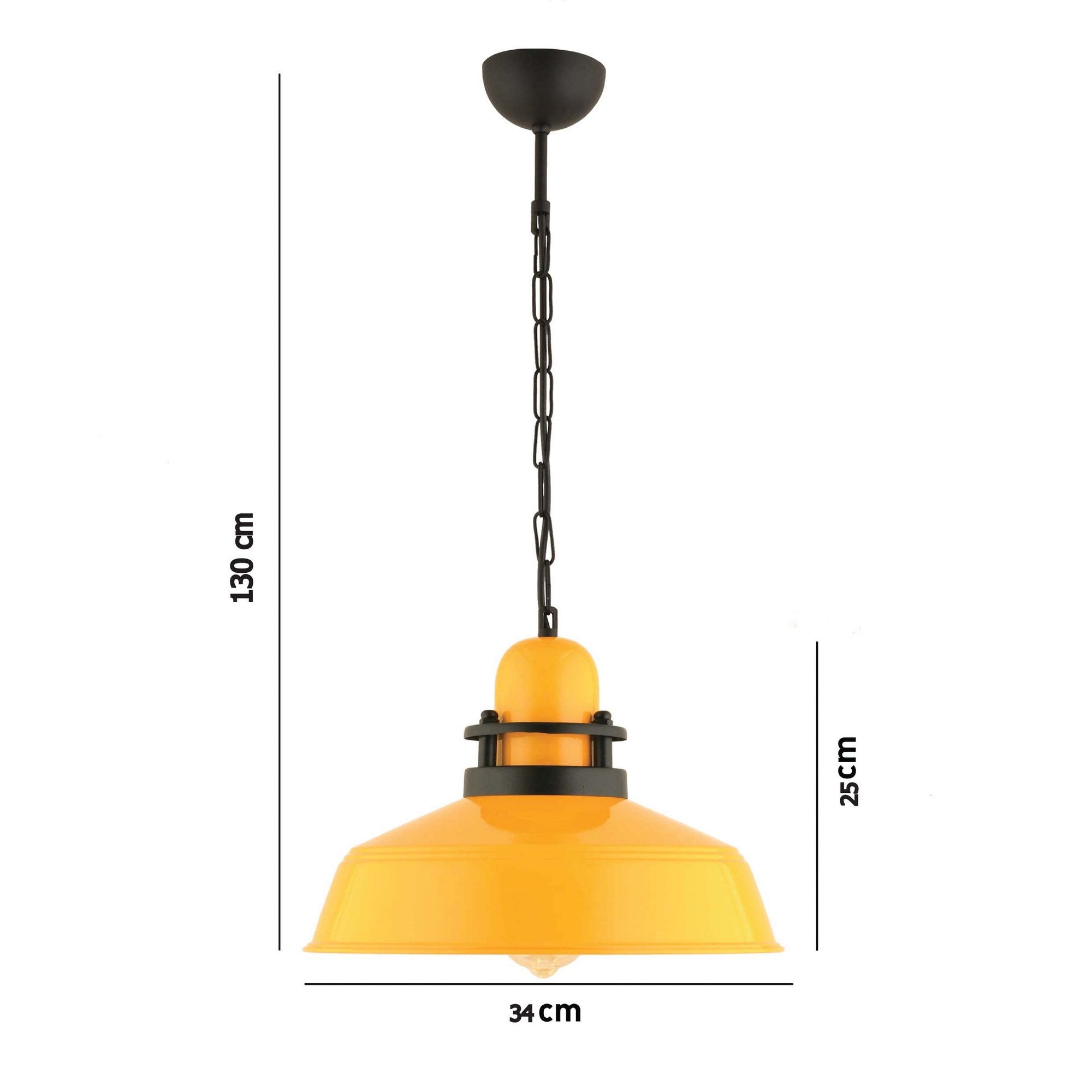 Candeeiro de Teto  - RT - 48 - Amarelo