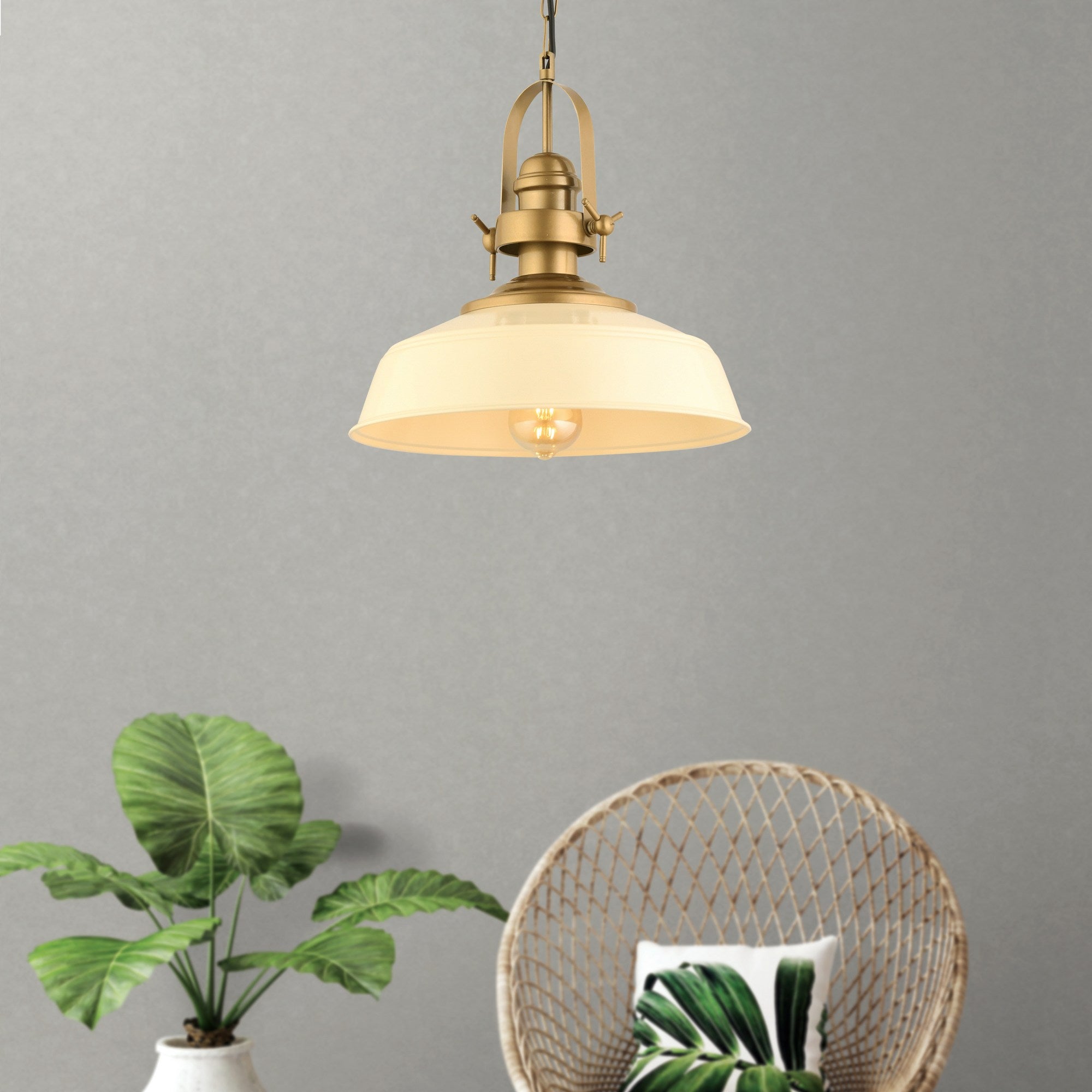 Candeeiro de Teto  - YM - 10 - Branco