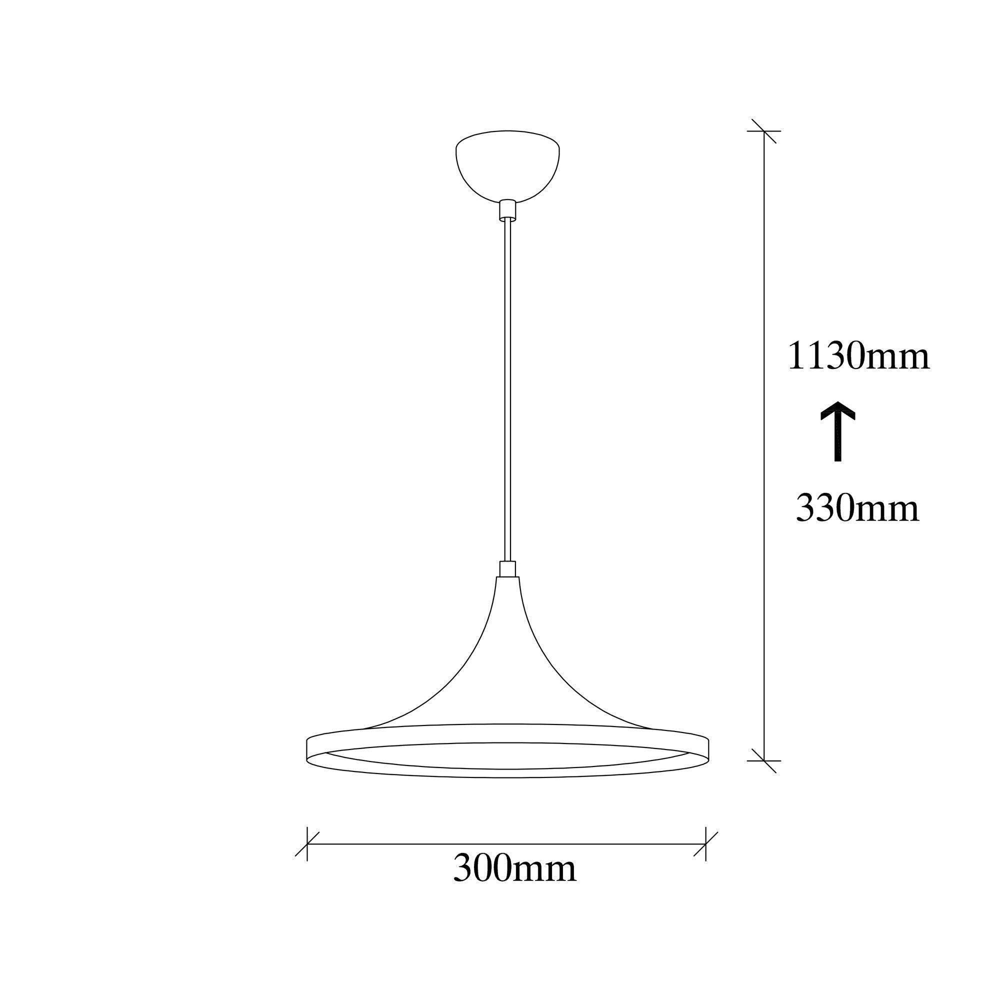 Candeeiro de Teto Industrial Escandinavo, Corpo em Metal Preto, 30 x 30 cm, Altura 113 cm, E27 máx. 40 W, Cabo de 90 cm | Iluminação Elegante para Espaços Modernos