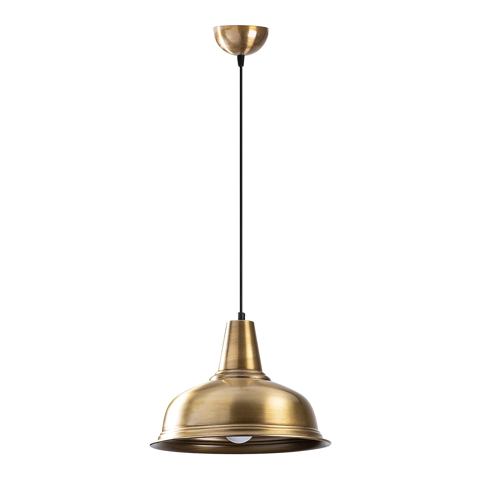 Candeeiro de Teto Dourado Elegante, 32 x 32 cm, Altura 120 cm | Corpo em Ferro, E27 Máx. 40 W | Design Glamour Escandinavo, Perfeito para Espaços Modernos, IP20