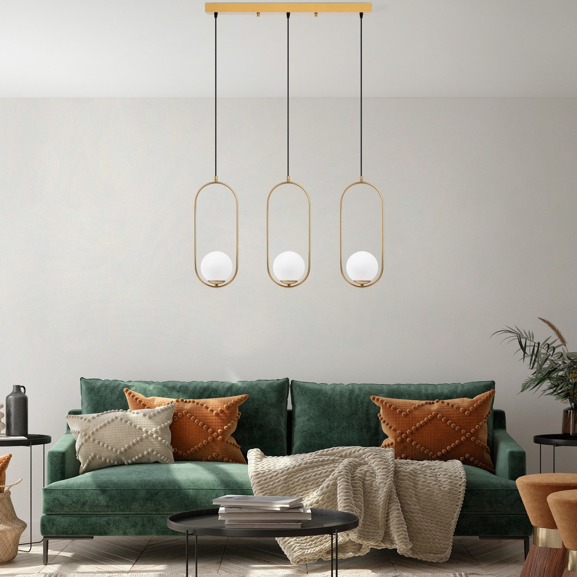 Candeeiro de Teto  - Mudonı - Ouro