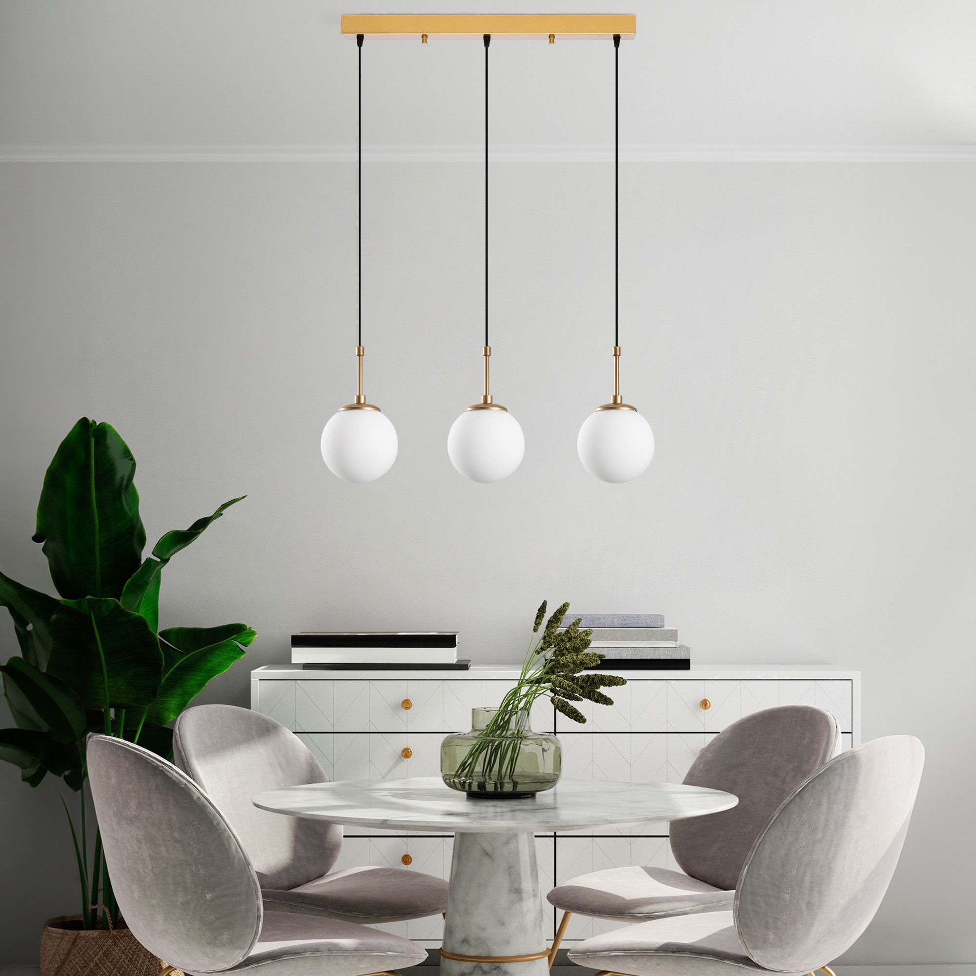 Candeeiro de Teto - Orbıtal - Ouro