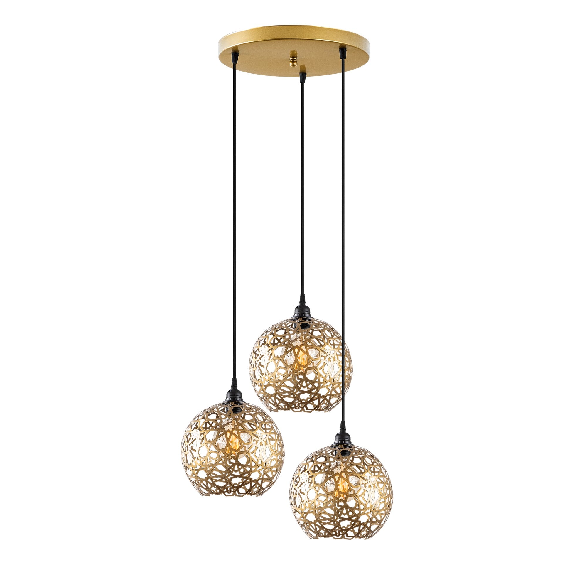 Candeeiro de Teto  - Selcuklu - Preto