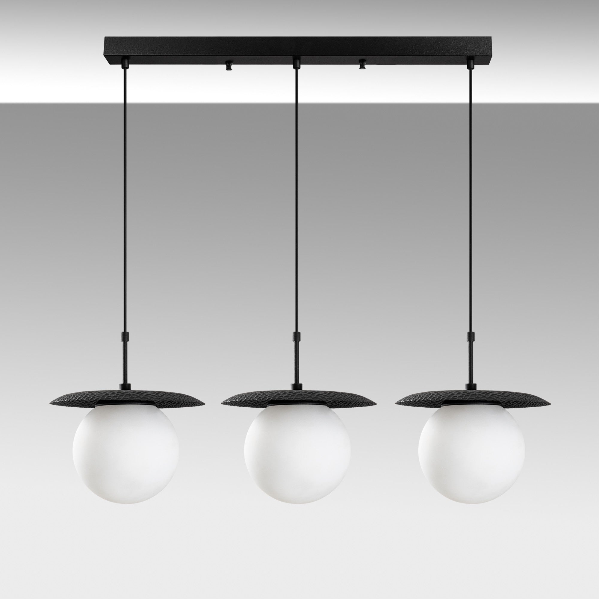 Candeeiro de Teto -Anemon-Preto