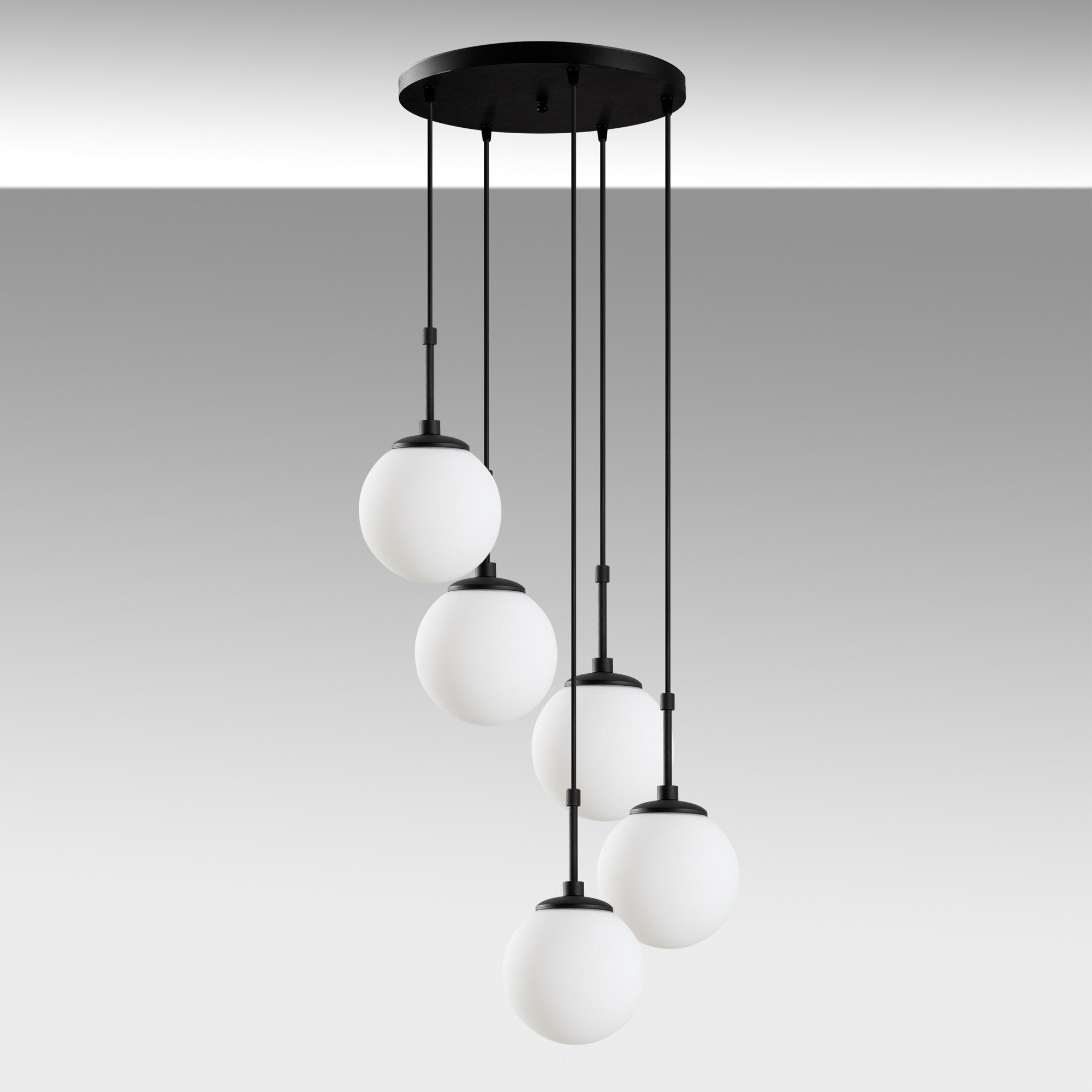 Candeeiro de Teto  - Orbıtal - Preto